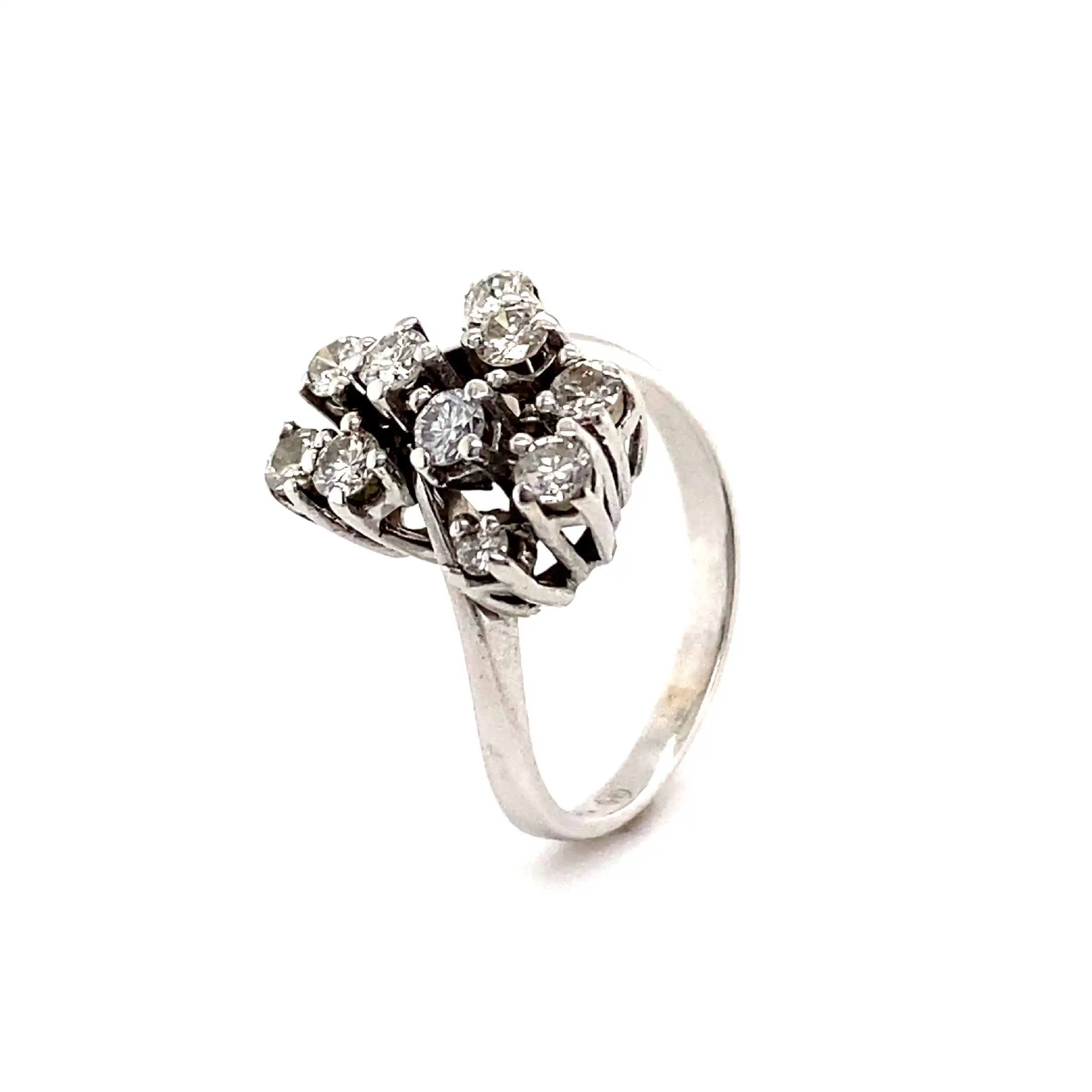 Ring Weißgold mit Brillanten Ring Weißgold mit Brillanten