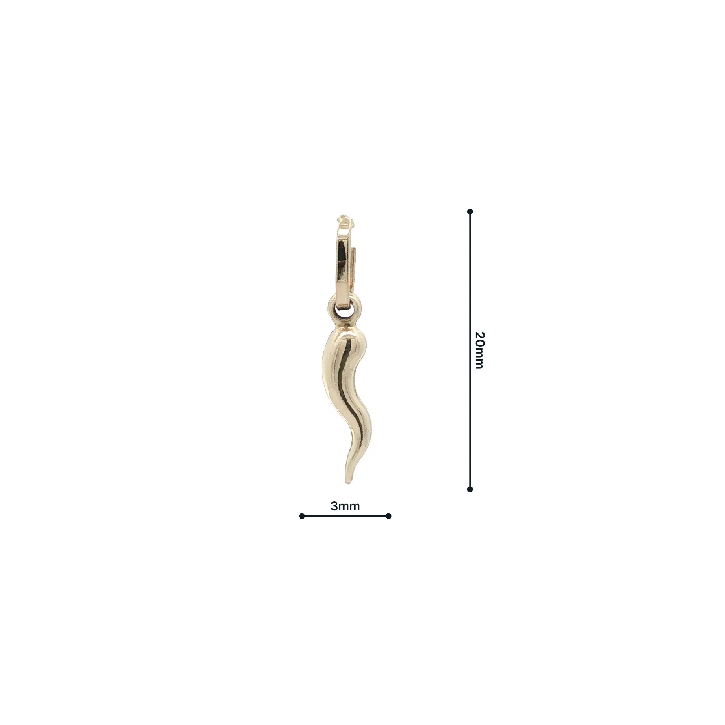 Anhänger Gelbgold Cornicello