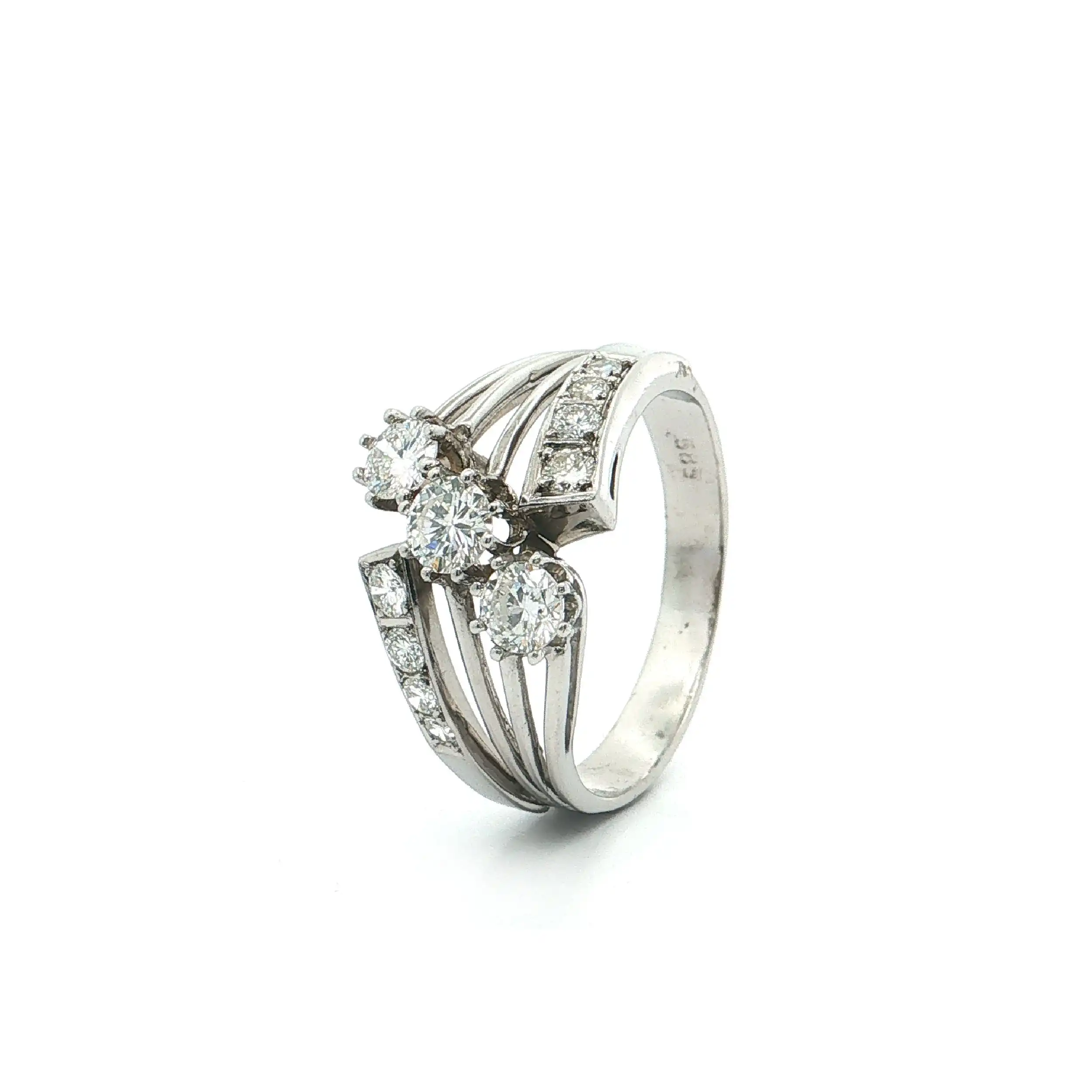 Ring Weißgold mit Brillanten