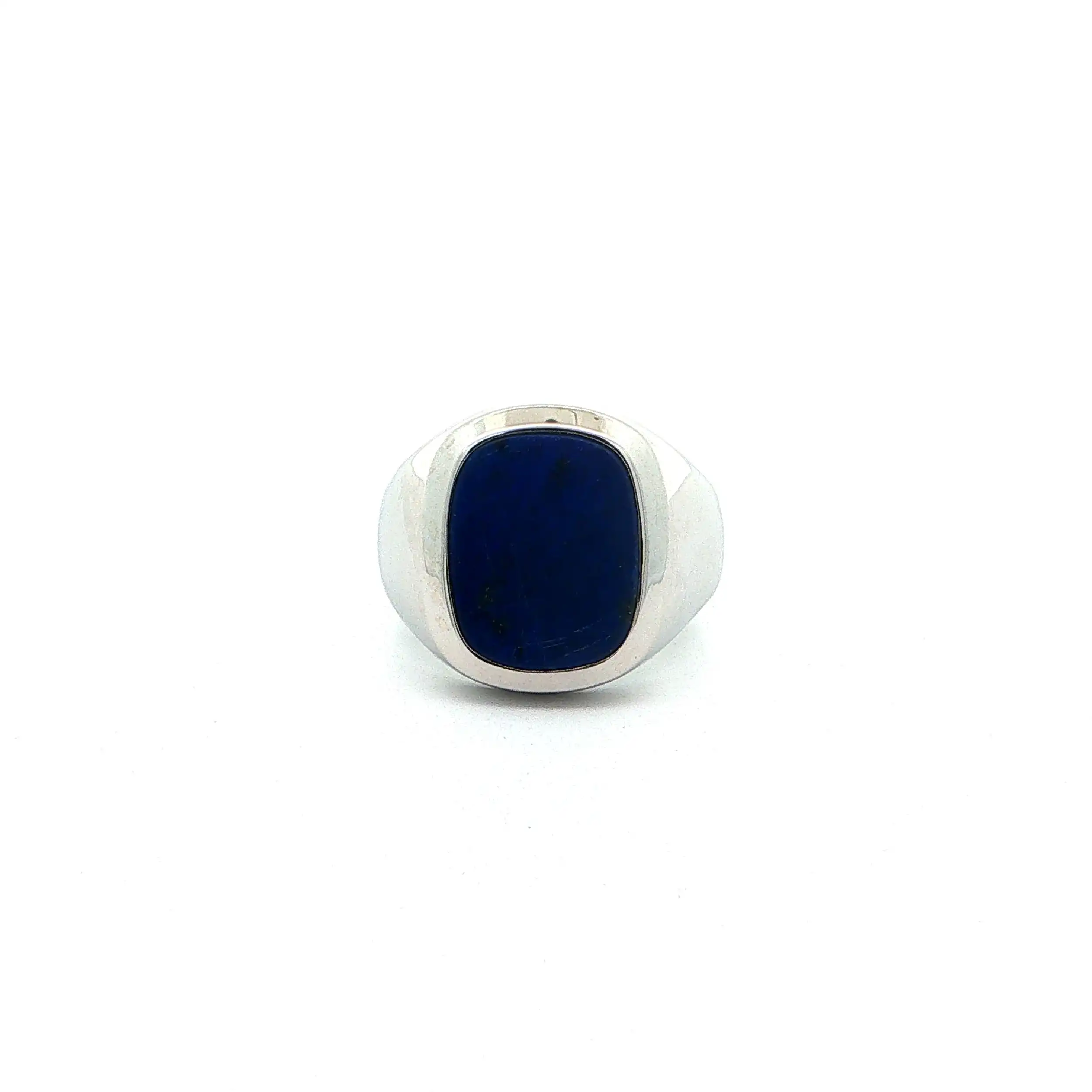 Ring Weißgold mit Lapislazuli