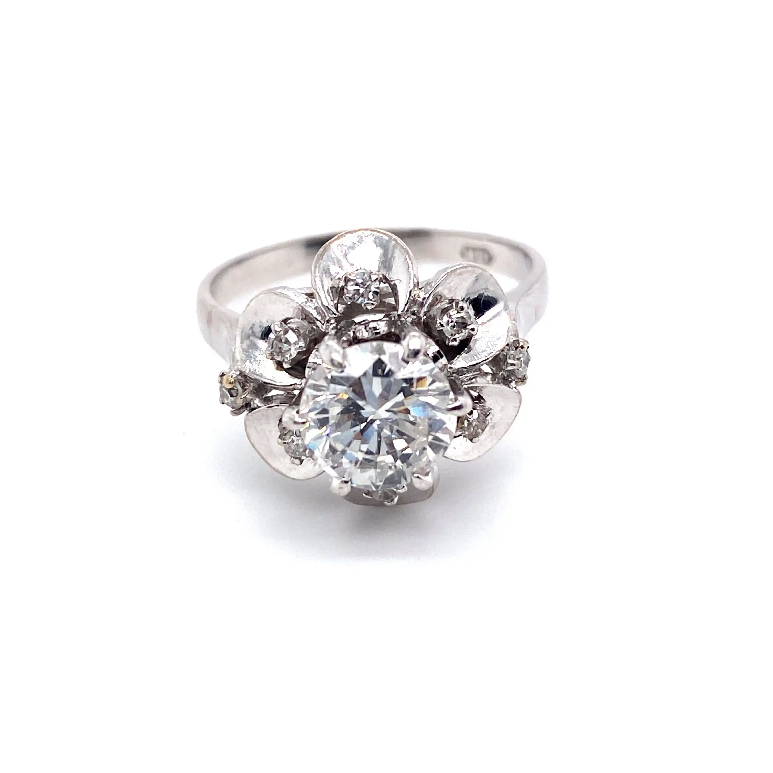 Ring Weißgold mit Brillanten Ring Weißgold mit Brillanten