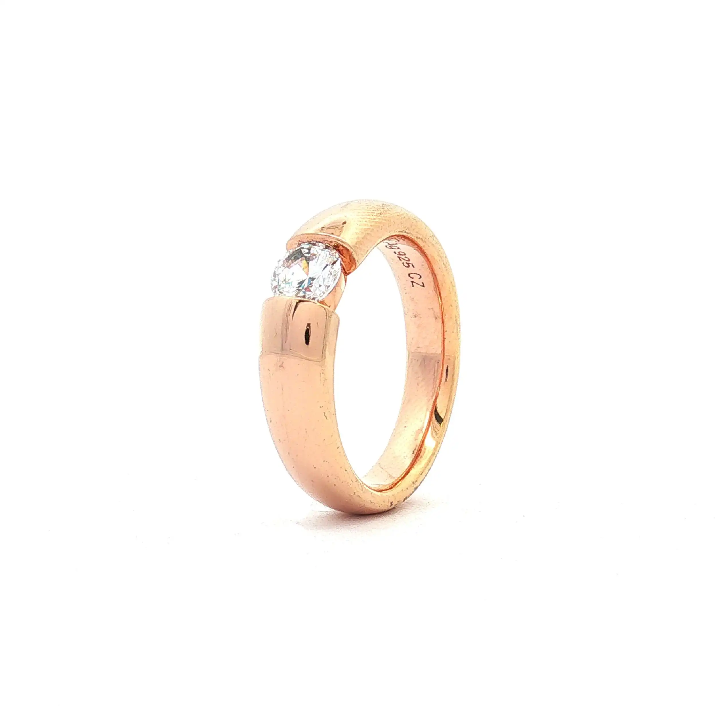 Ring Silber vergoldet mit Zirkonia