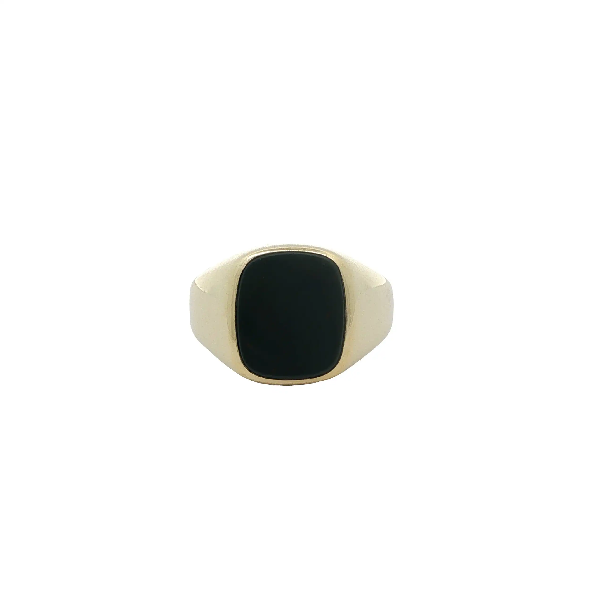 Ring Gelbgold mit Blutjaspis Ring Gelbgold mit Blutjaspis