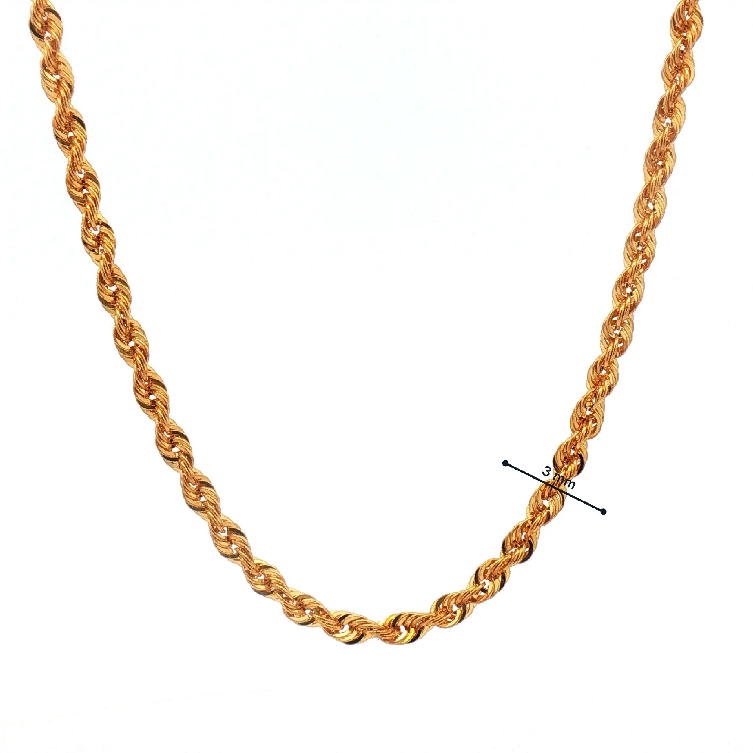 Kordelkette Gelbgold Kordelkette Gelbgold