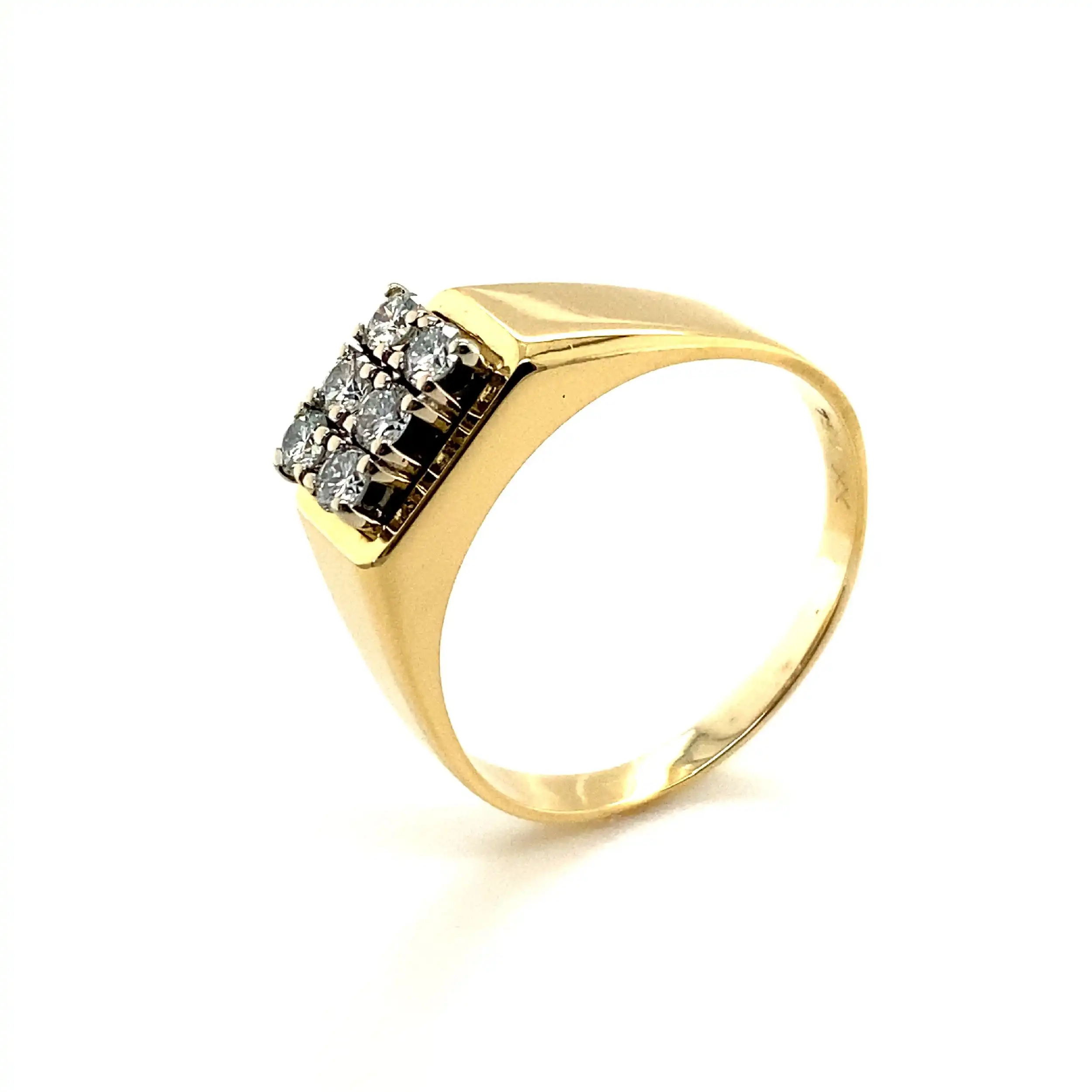 Ring Gelbgold mit Brillanten