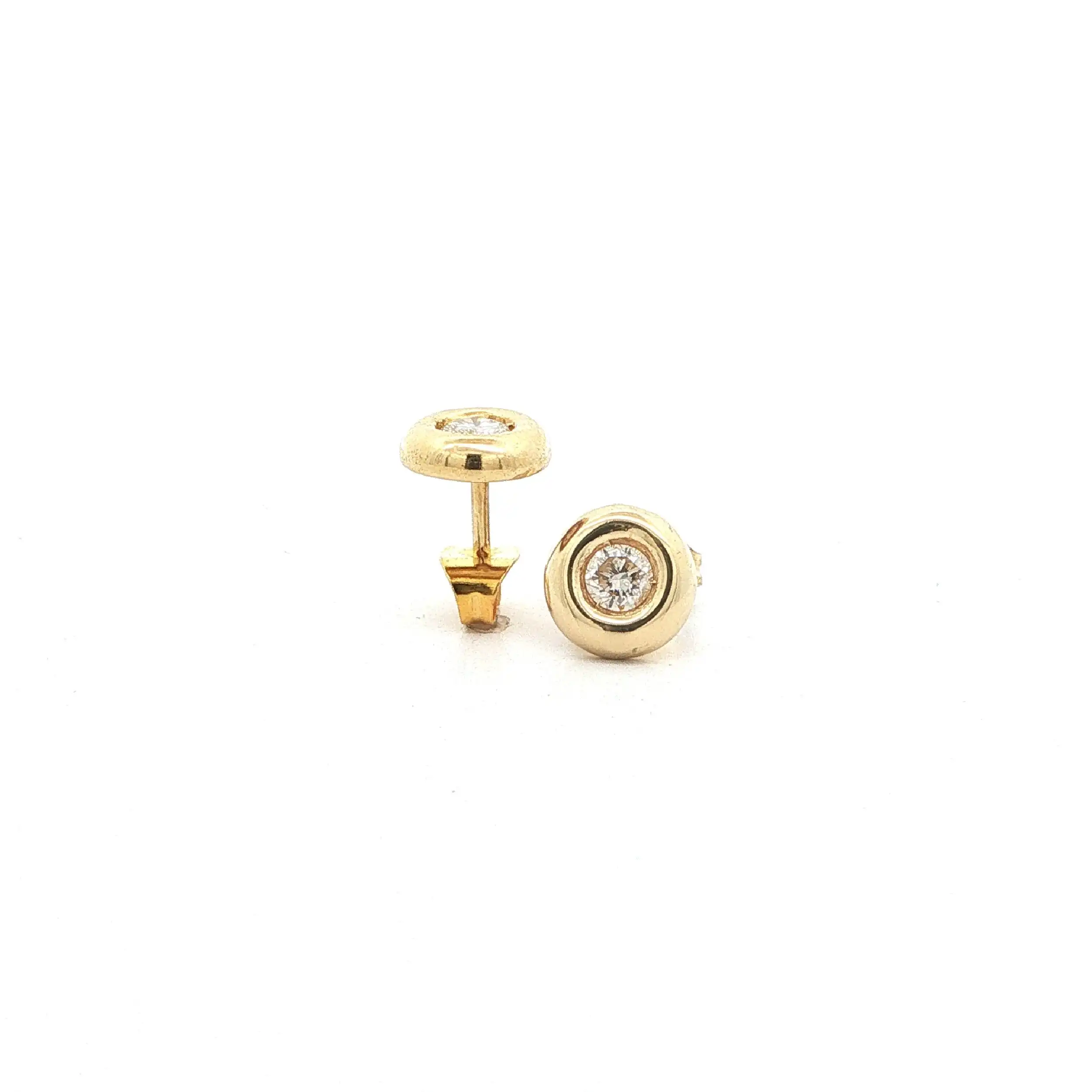 Ohrstecker Gelbgold mit Brillanten