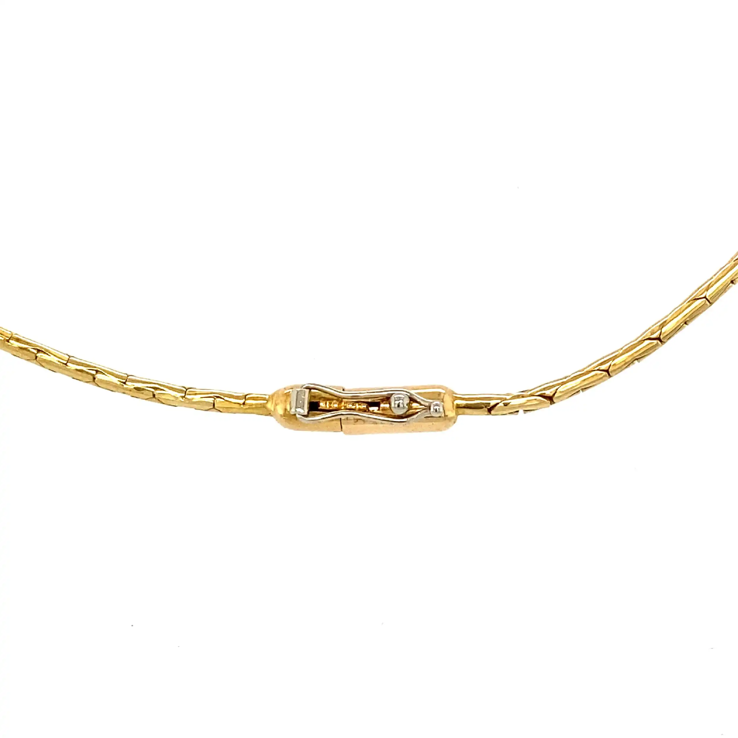 Collier Gelbgold mit Rubinen, Brillanten und Diamanten, mit Expertise von EPL Collier Gelbgold mit Rubinen, Brillanten und Diamanten, mit Expertise von EPL