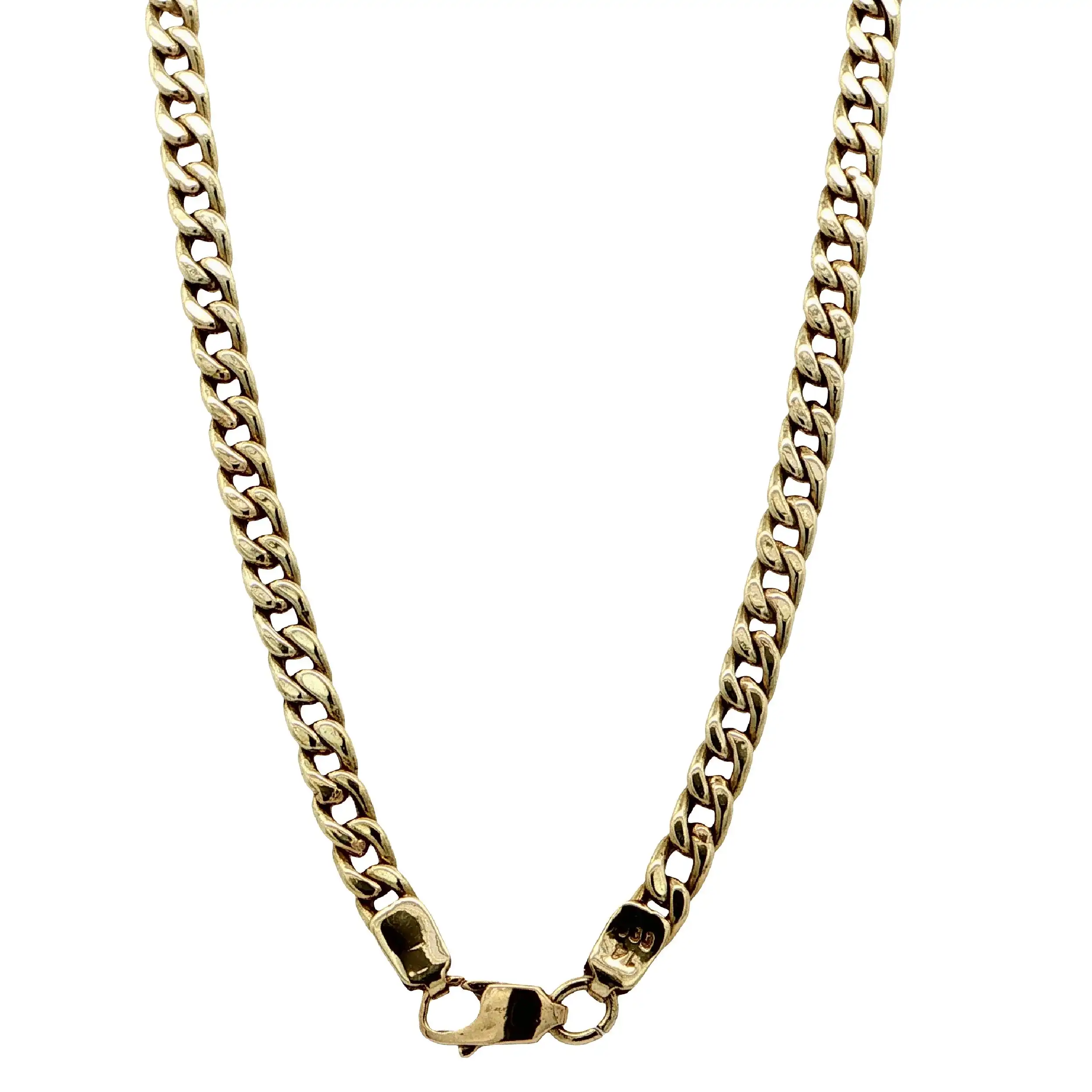 Panzerkette Gelbgold mit Anhänger Panther