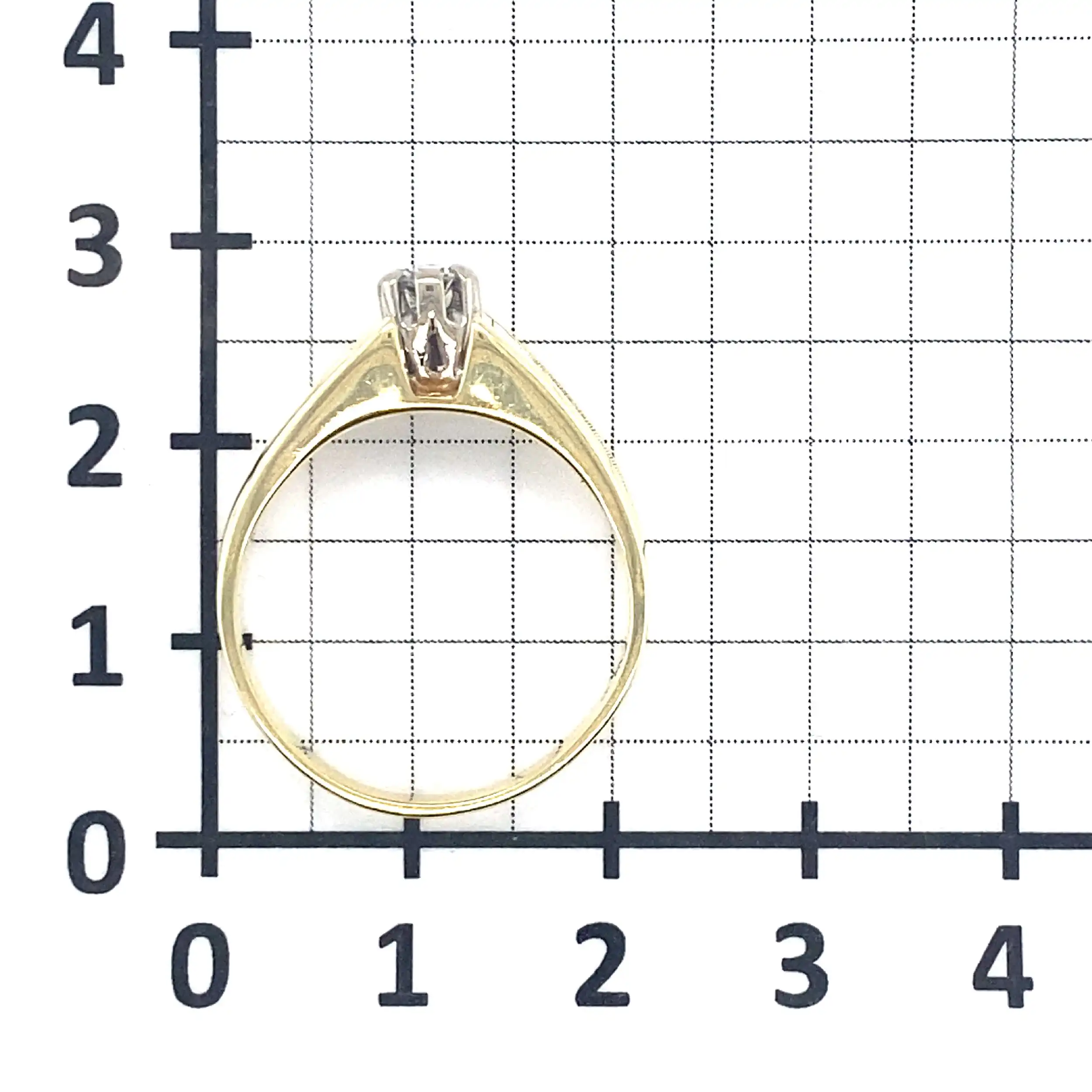 Ring Bicolor mit Brillant Ring Bicolor mit Brillant