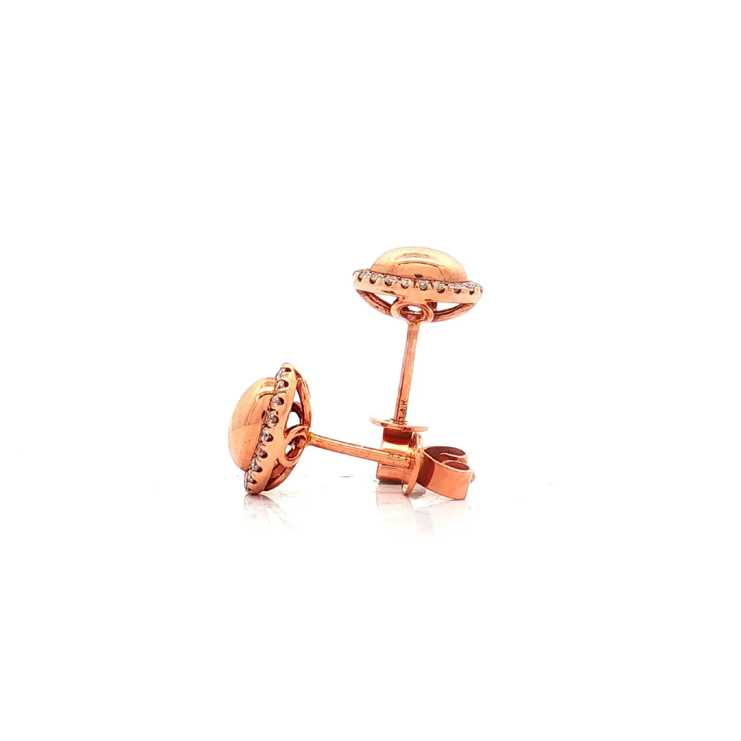 Ohrstecker Roségold mit Brillanten Ohrstecker Roségold mit Brillanten
