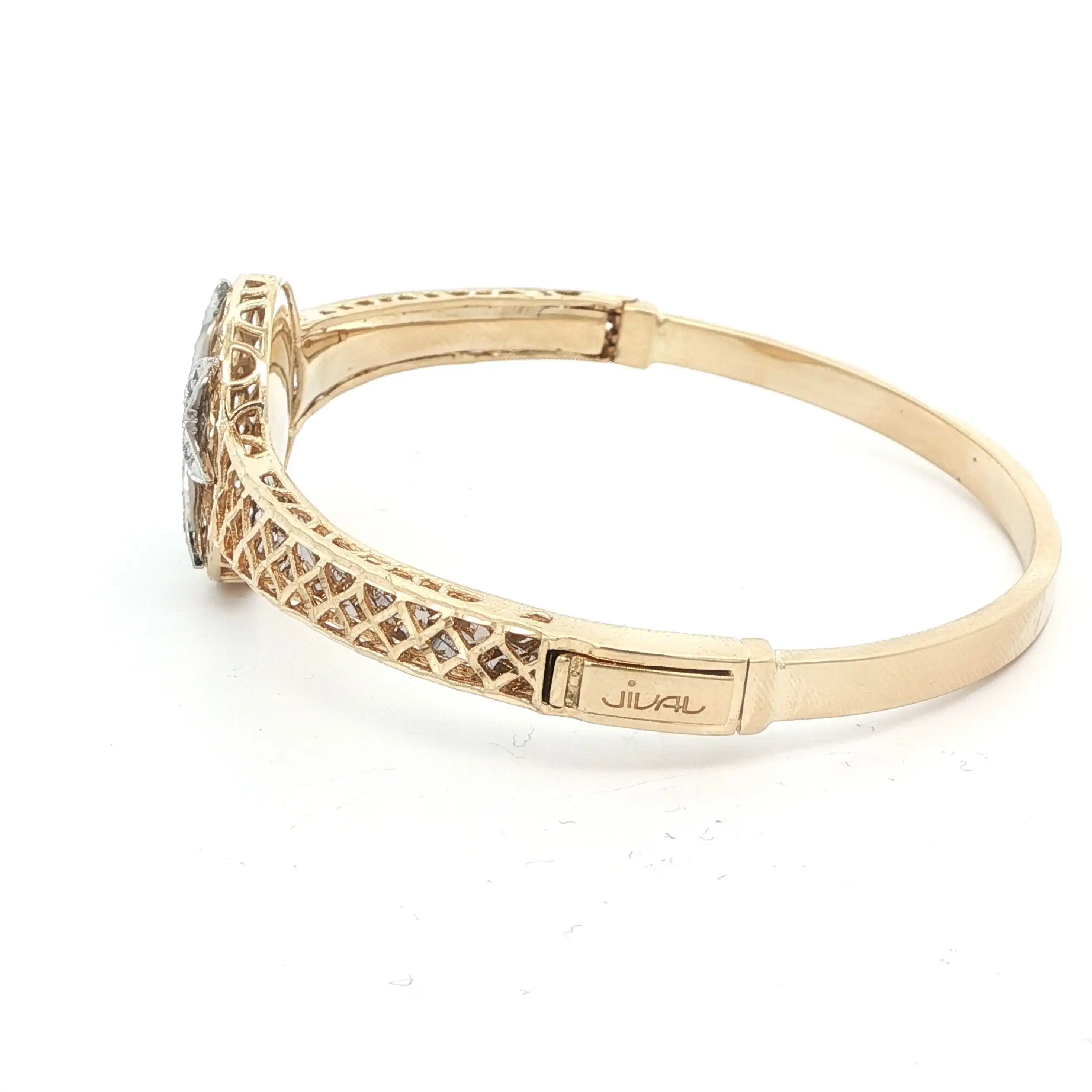 Armreif Bicolor mit Zirkonia Armreif Bicolor mit Zirkonia