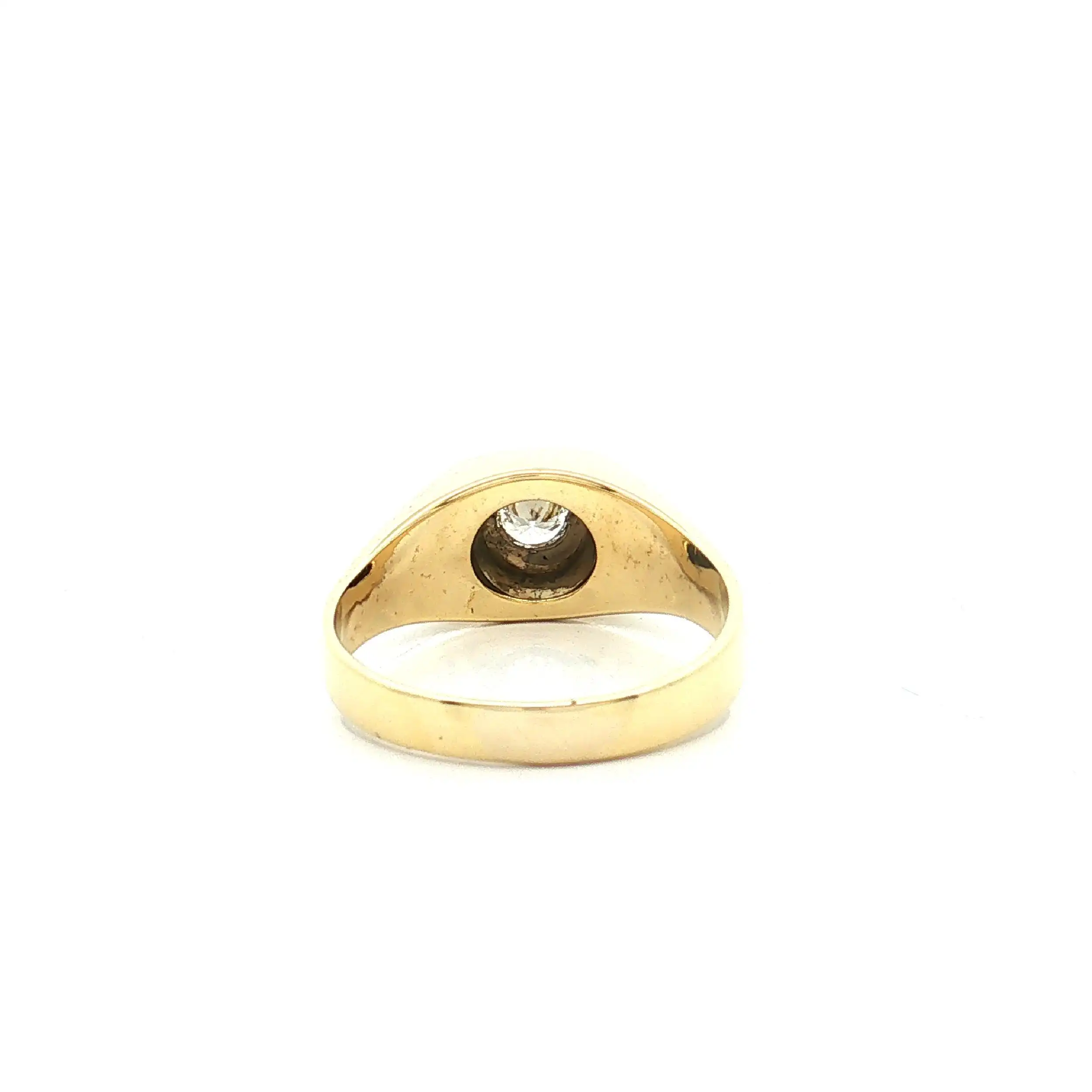 Ring Bicolor mit Solitär Brillanten