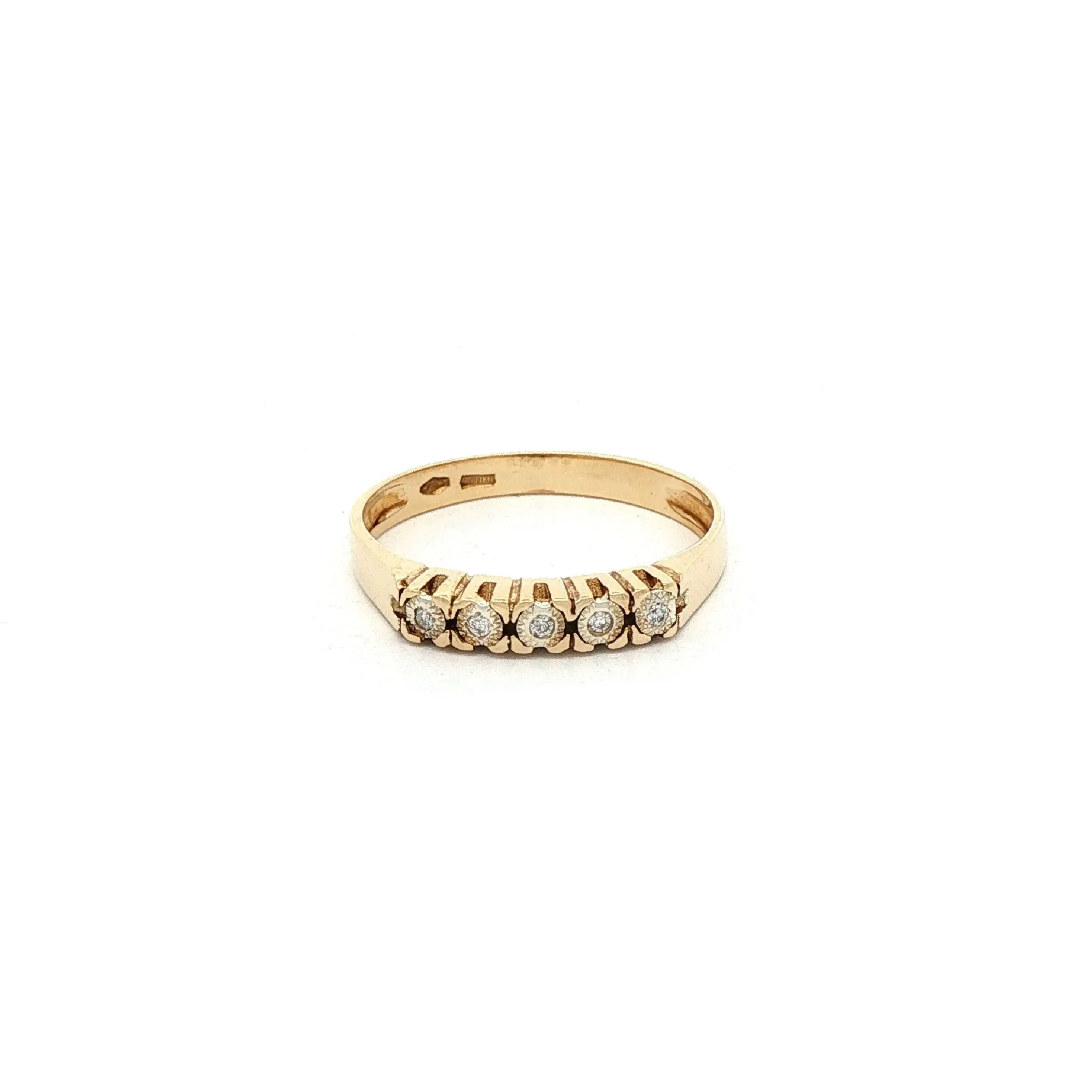 Ring Gelbgold mit Brillanten