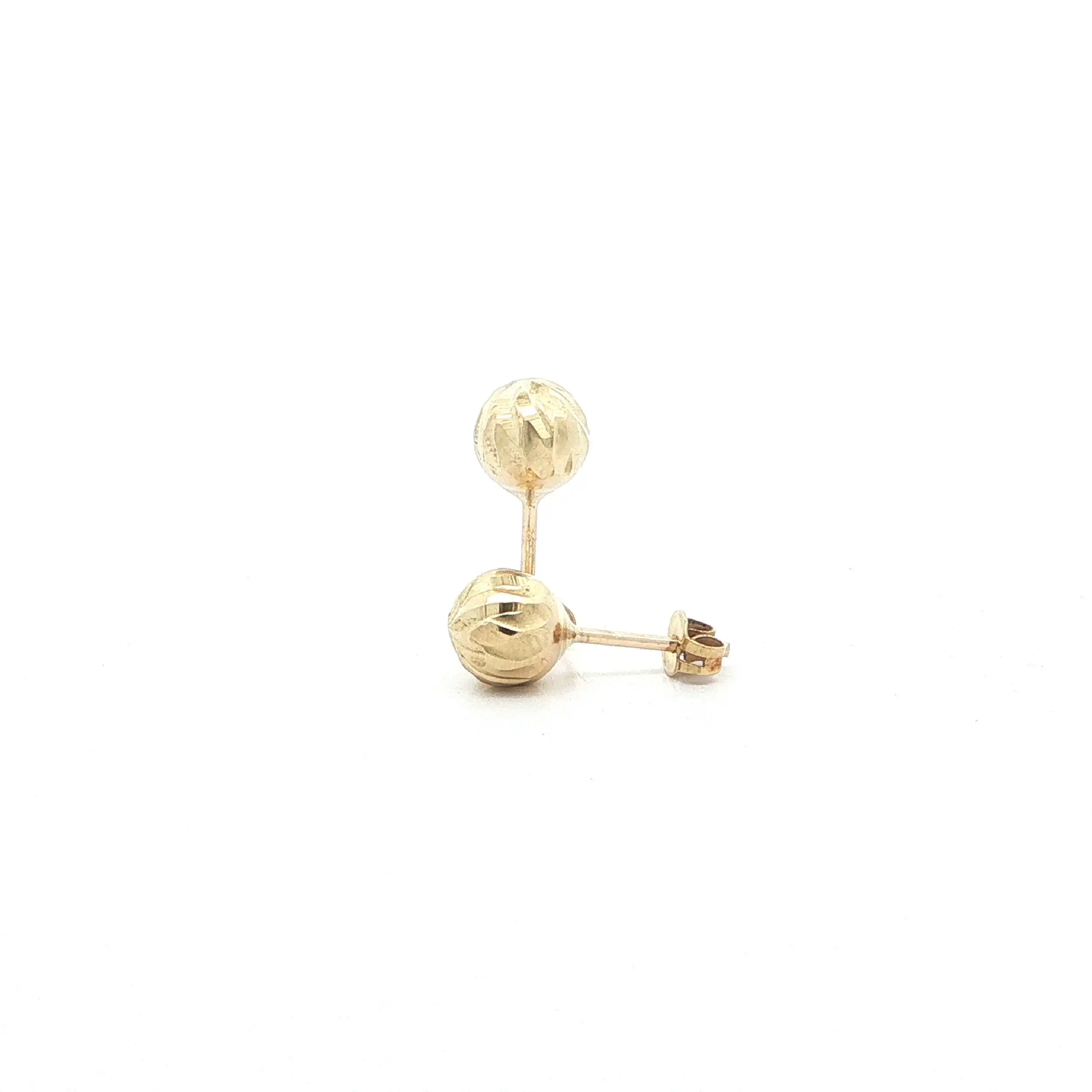 Ohrstecker Gelbgold mit Kugeln Ohrstecker Gelbgold mit Kugeln