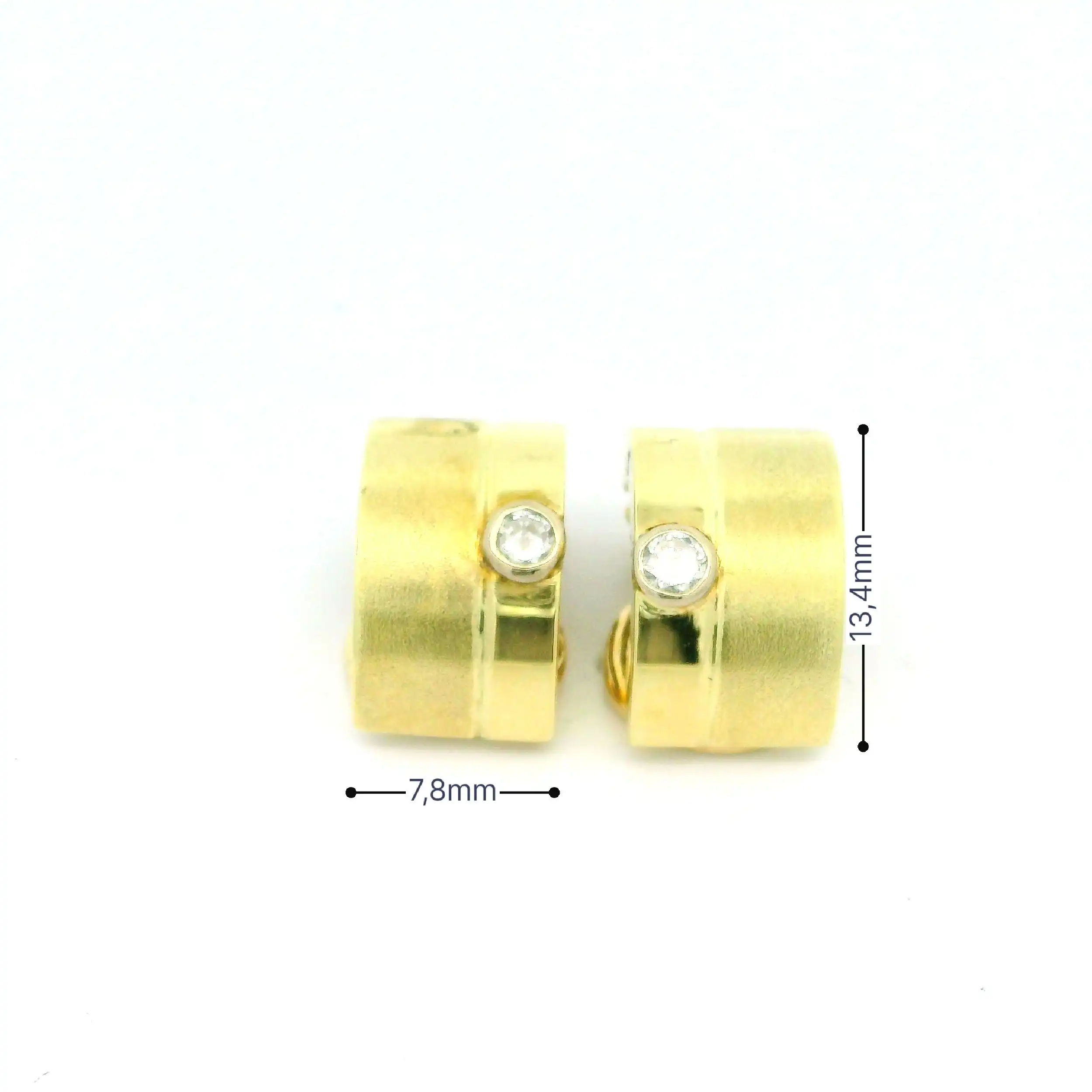 Ohrclips Gelbgold mit Brillanten Ohrclips Gelbgold mit Brillanten