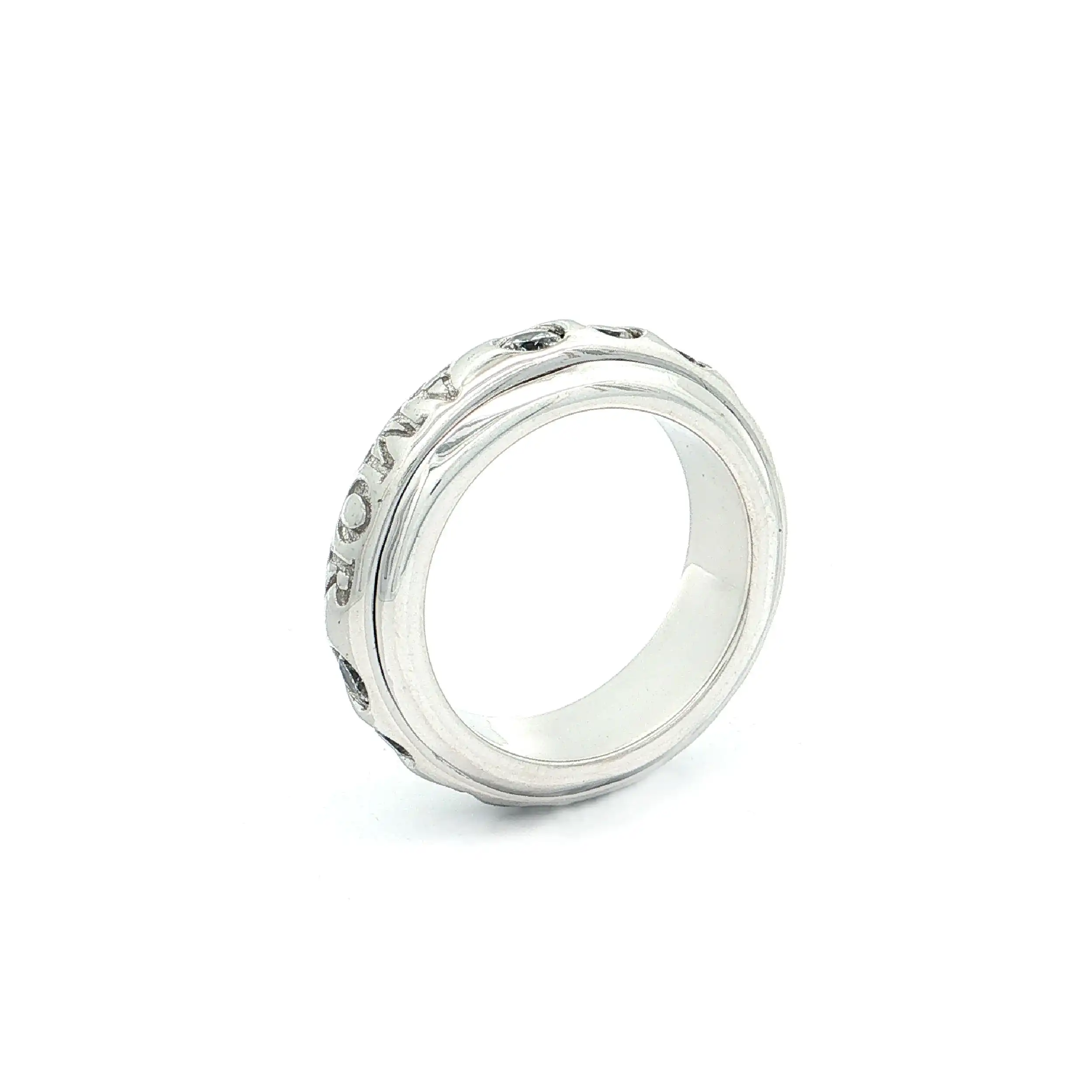 Rollring Silber mit Zirkonia "Amor" Rollring Silber mit Zirkonia "Amor"