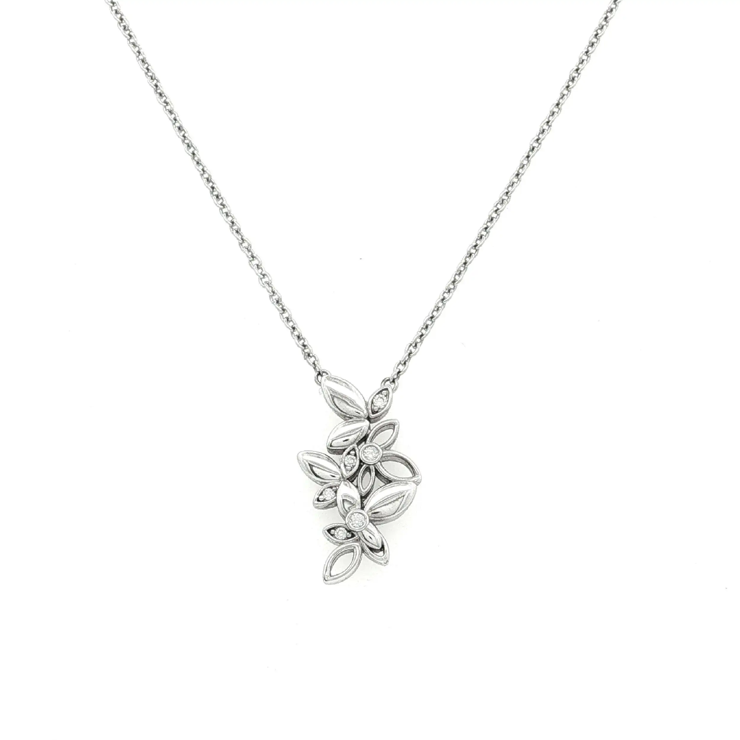 Collier Silber mit Zirkonia Collier Silber mit Zirkonia