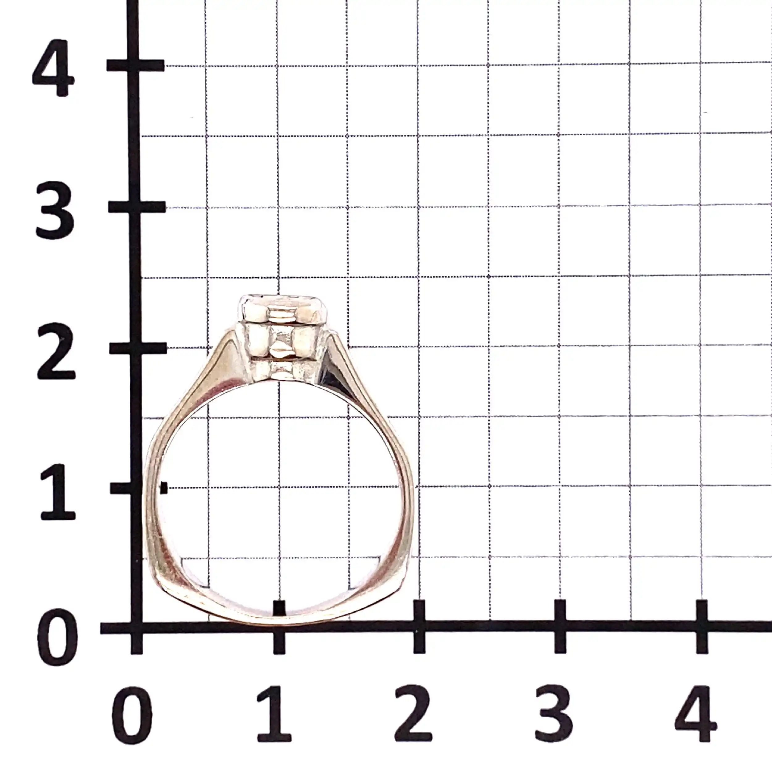 Ring Weißgold mit Brillant Ring Weißgold mit Brillant