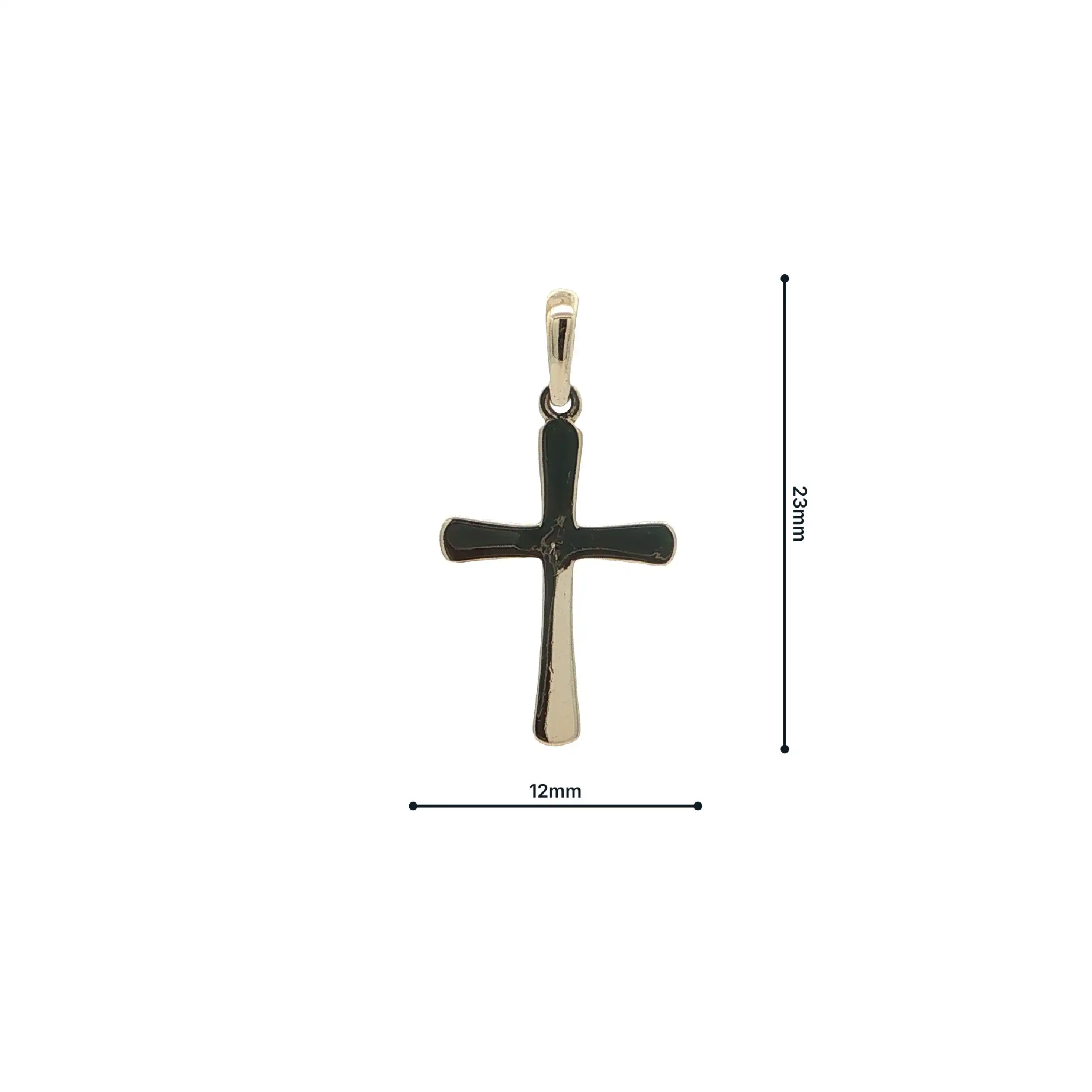 Anhänger Gelbgold Kreuz
