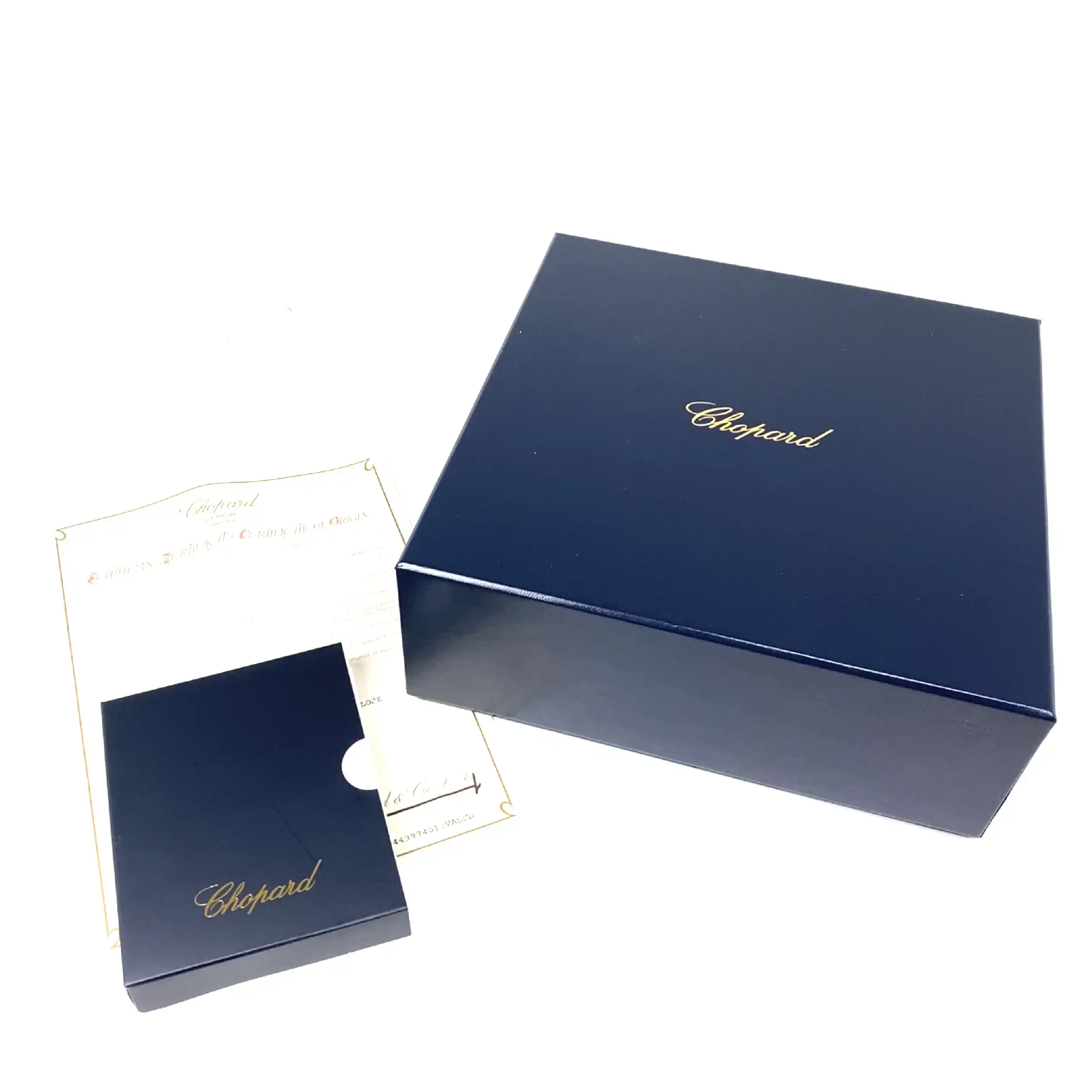 Kette mit Anhänger Kreuz Weißgold Chopard Happy Diamonds mit Box und Papieren Kette mit Anhänger Kreuz Weißgold Chopard Happy Diamonds mit Box und Papieren