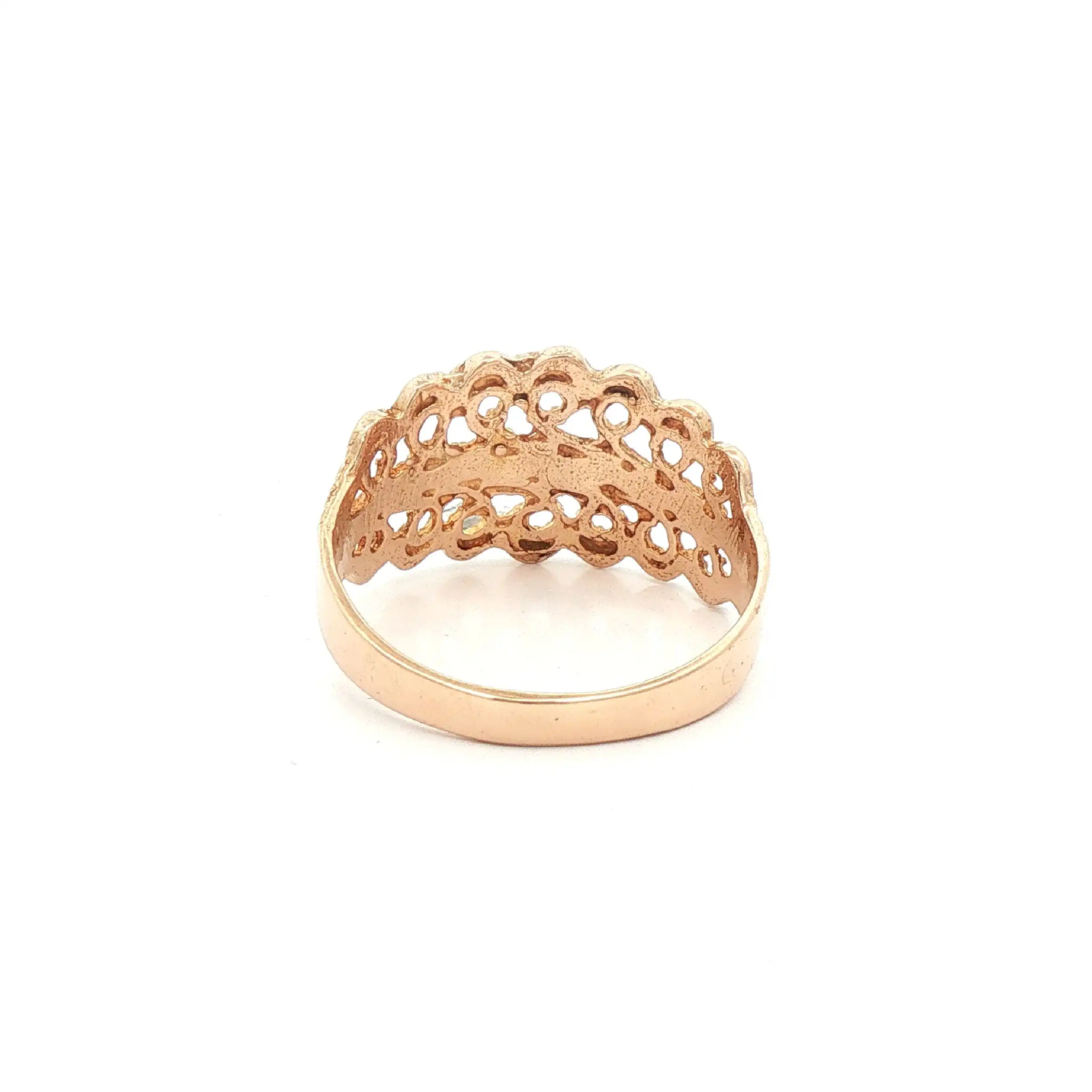 Ring Rotgold mit Muster Ring Rotgold mit Muster