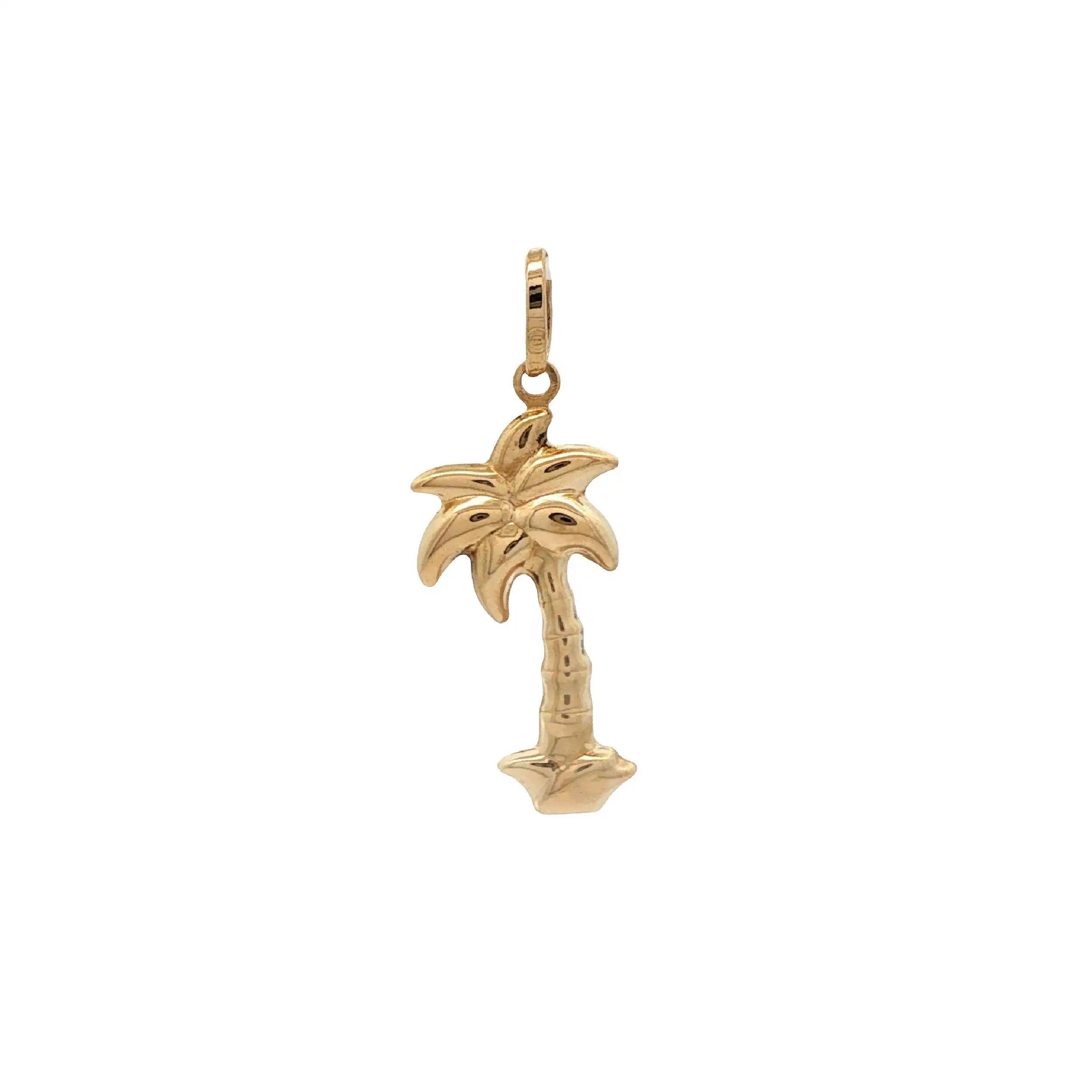 Anhänger Gelbgold Palme