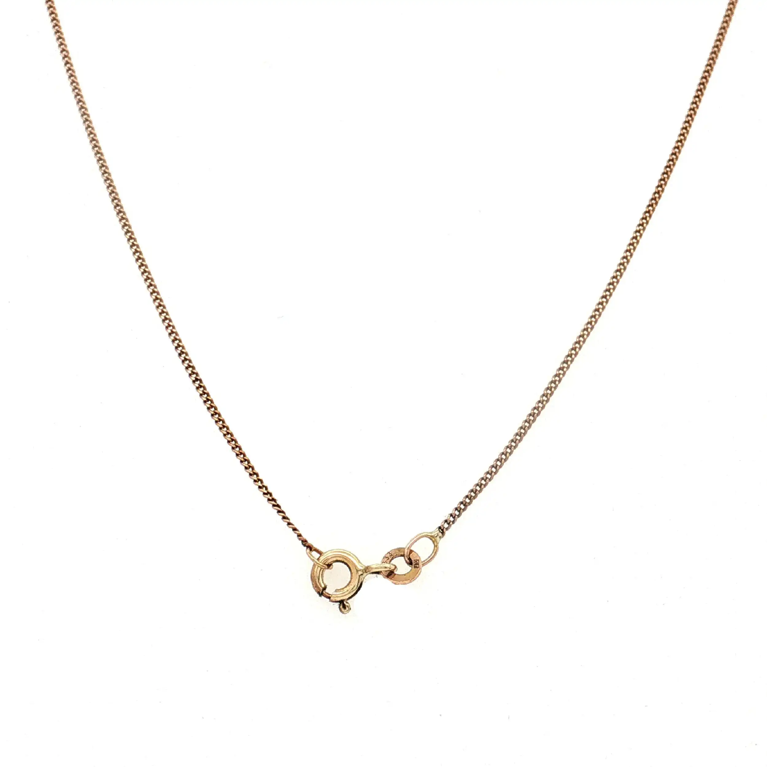 Kette Roségold mit Anhänger Zirkonia