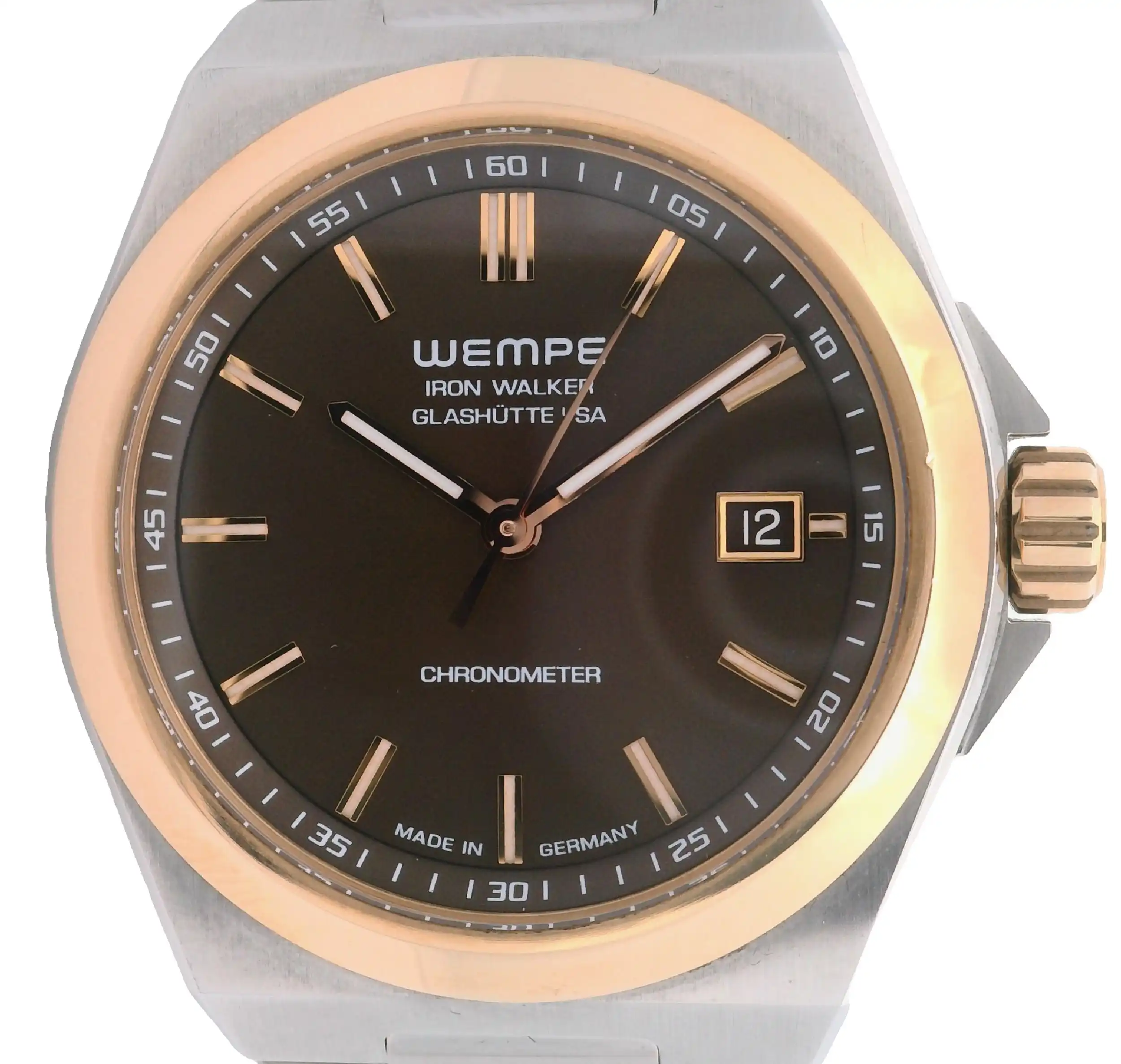 Herrenuhr Wempe Iron Walker Automatik Stahl/Roségold Herrenuhr Wempe Iron Walker Automatik Stahl/Roségold