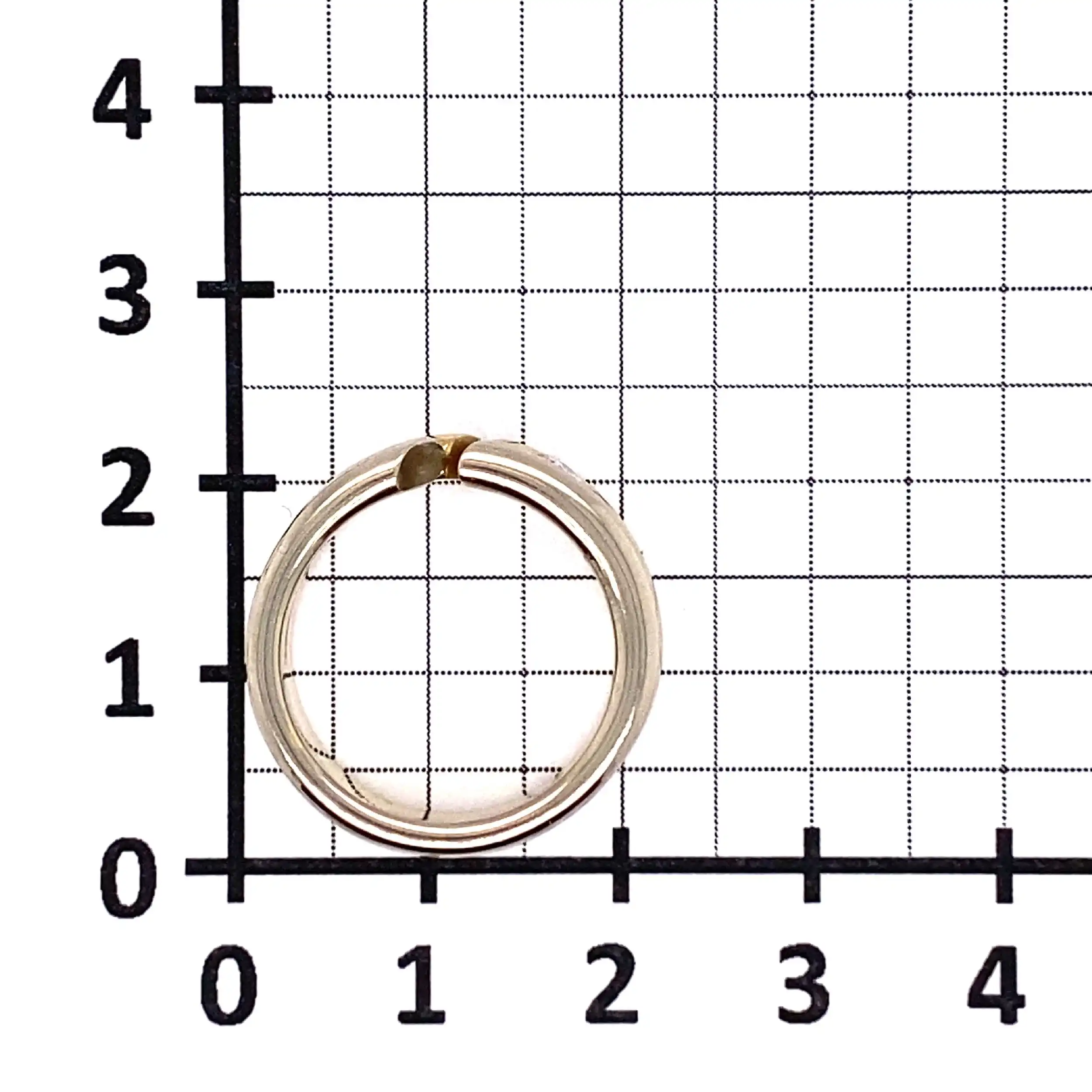 Ring Bicolor mit Brillant