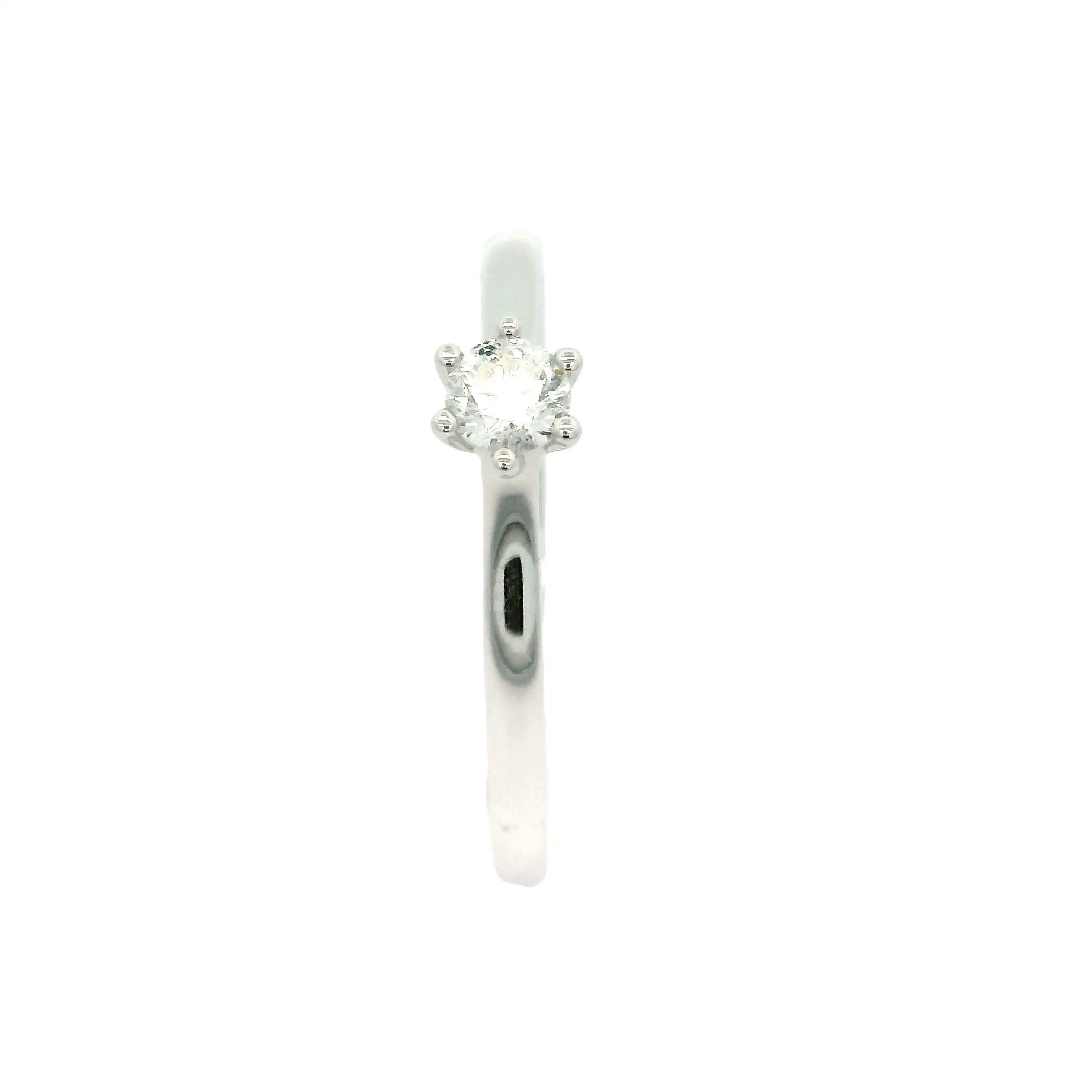 Solitärring Weißgold mit Brillant Solitärring Weißgold mit Brillant