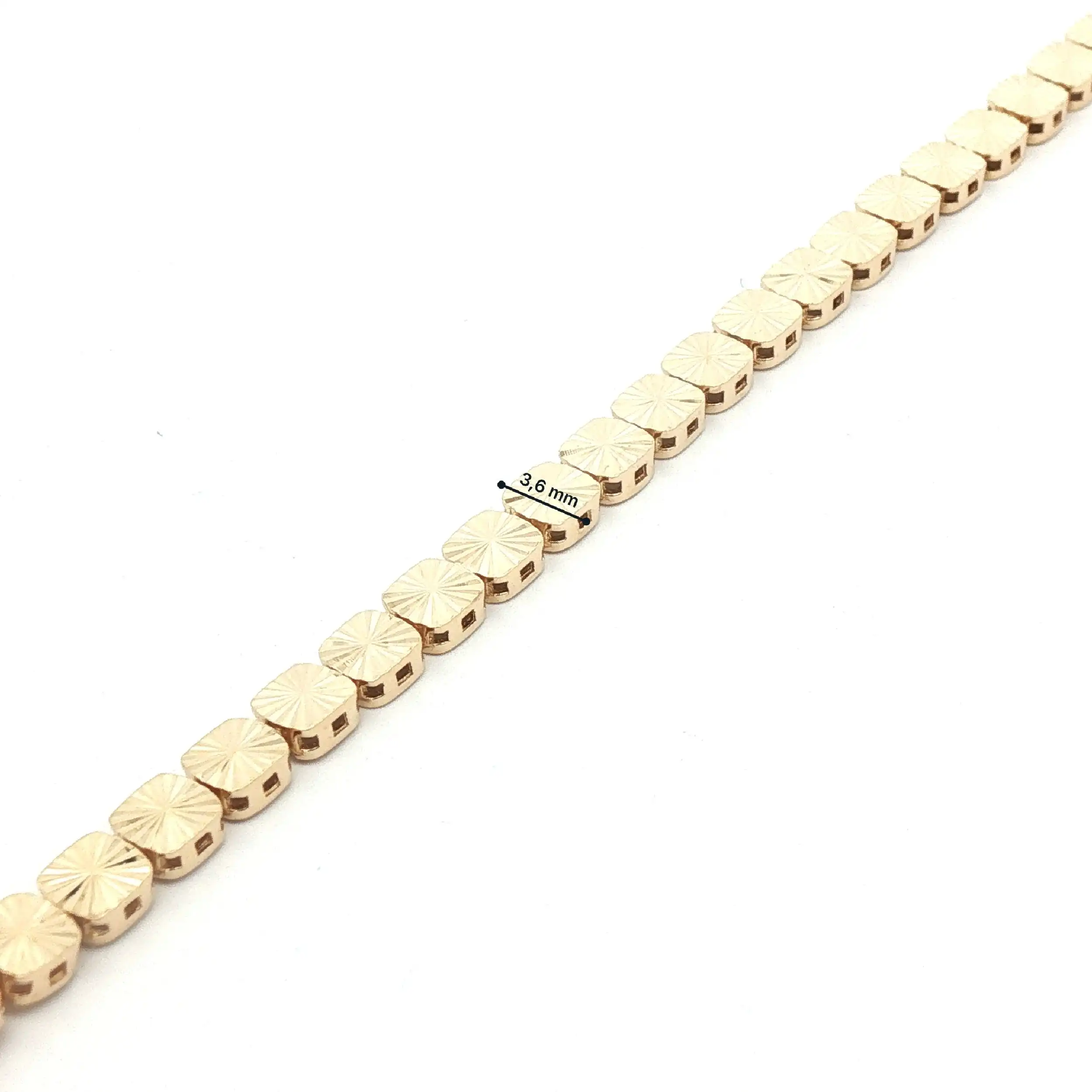 Armband Gelbgold mit Muster