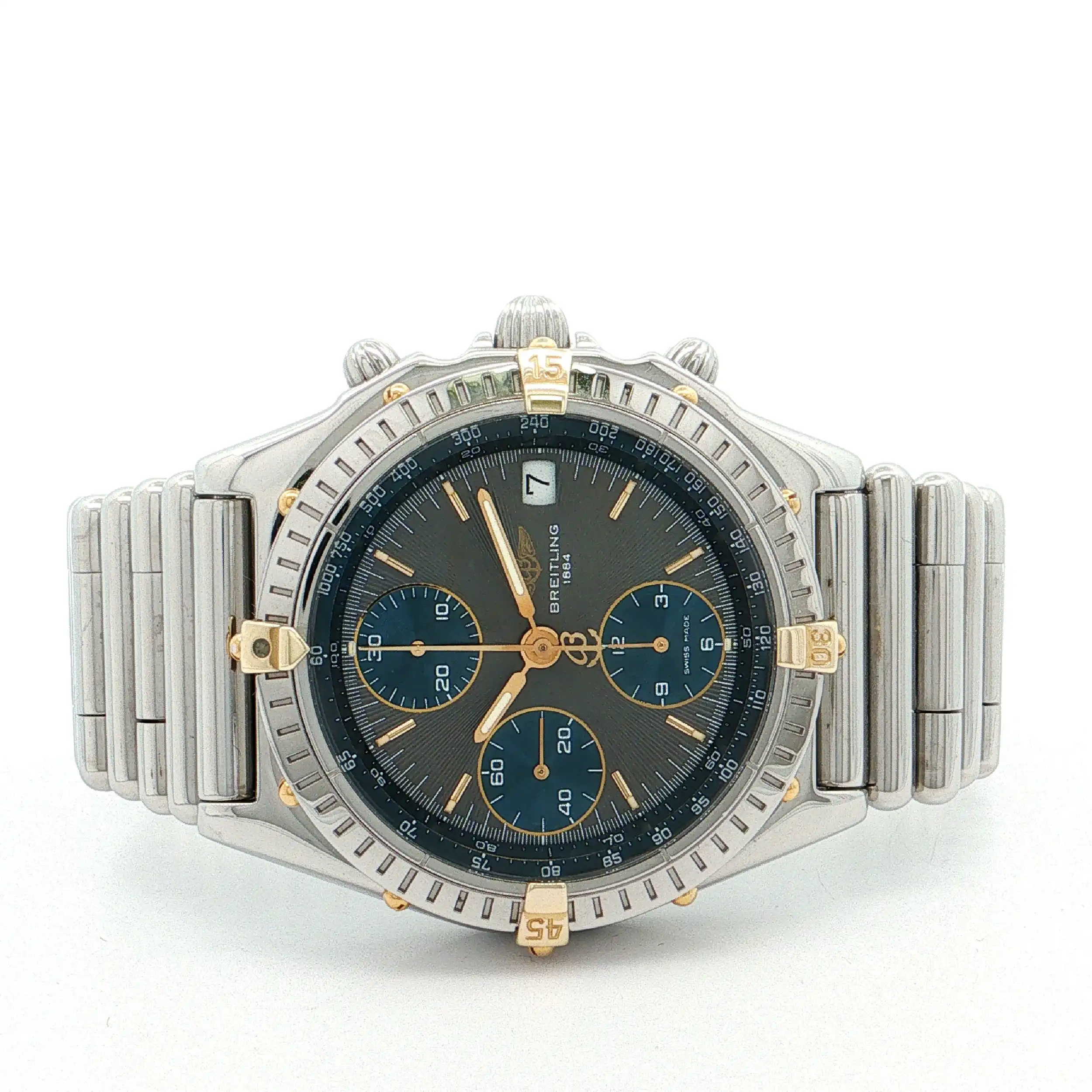 Herrenuhr Breitling Chronomat D13048 mit Juwelierzertifikat und Box Herrenuhr Breitling Chronomat D13048 mit Juwelierzertifikat und Box