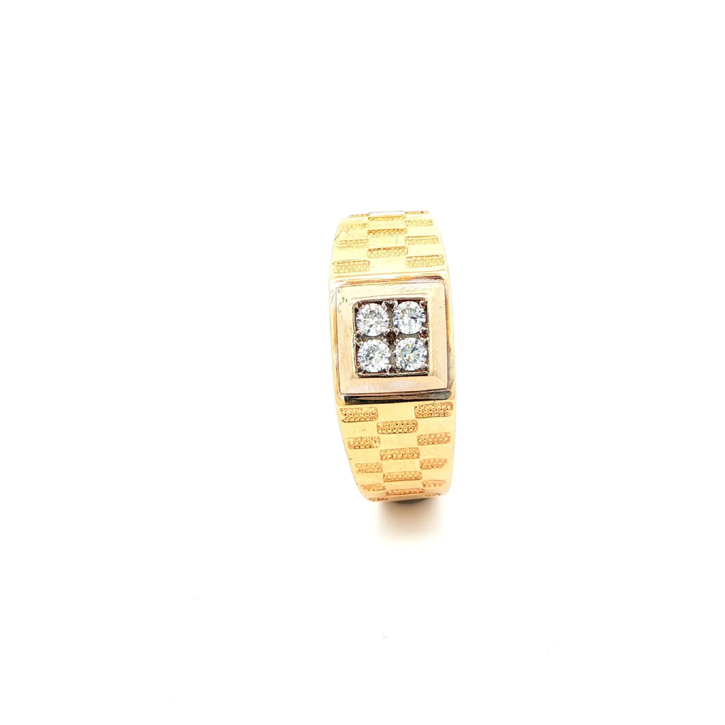 Ring Bicolor mit Zirkonia Ring Bicolor mit Zirkonia