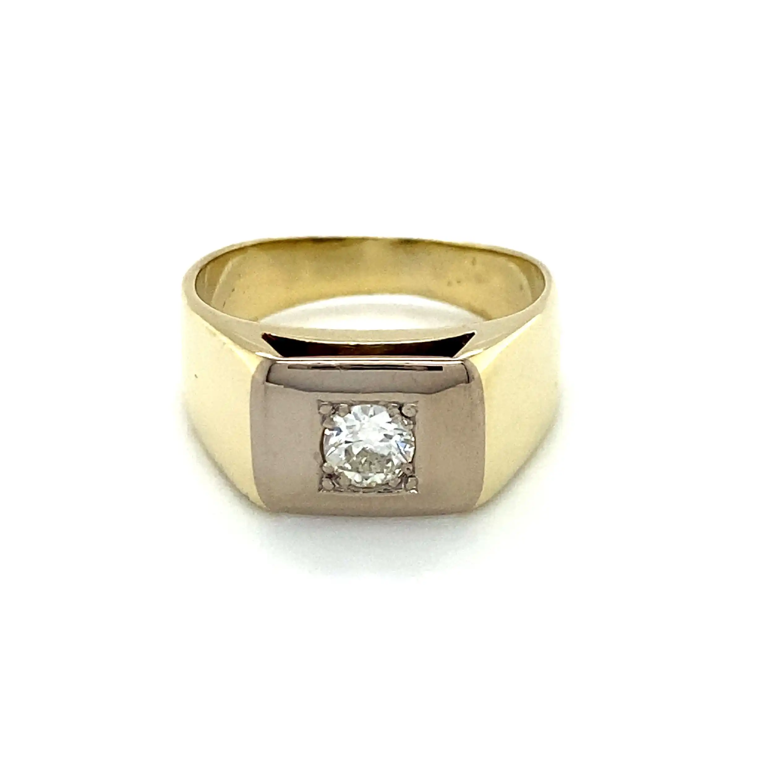 Ring Gelbgold mit Brillant Ring Gelbgold mit Brillant