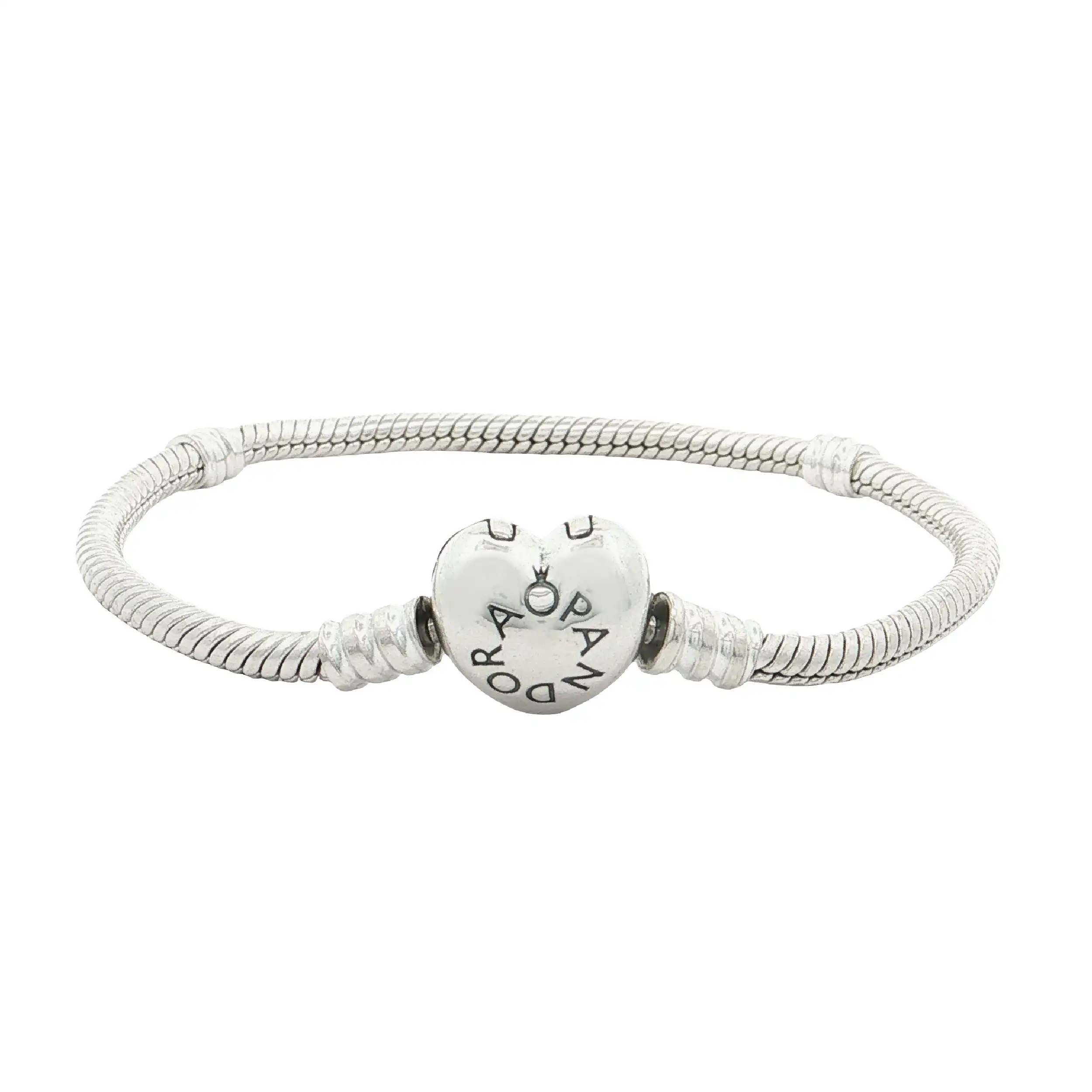 Armband Silber "Pandora" mit Herzverschluss