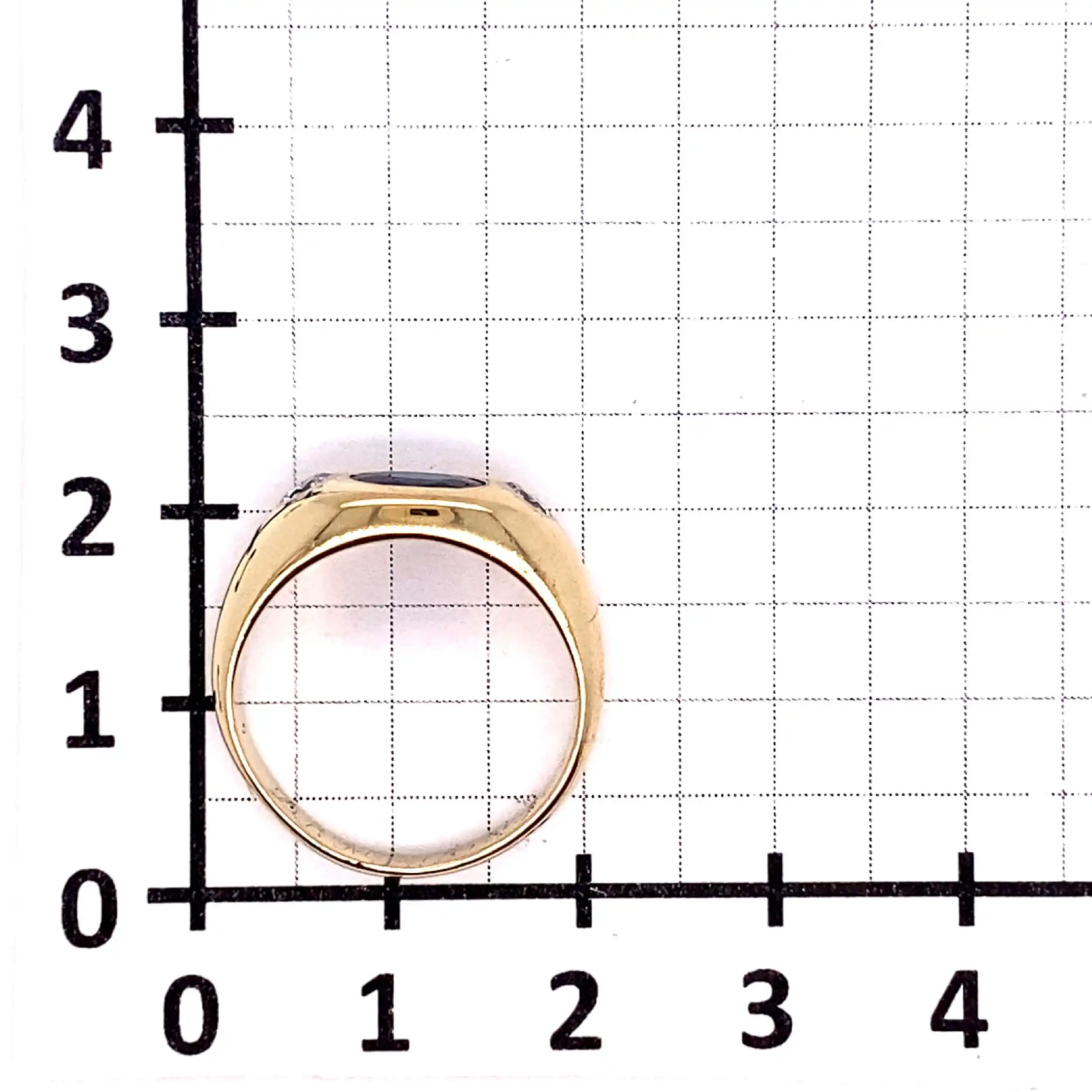 Ring mit Brillanten und Saphir Ring mit Brillanten und Saphir