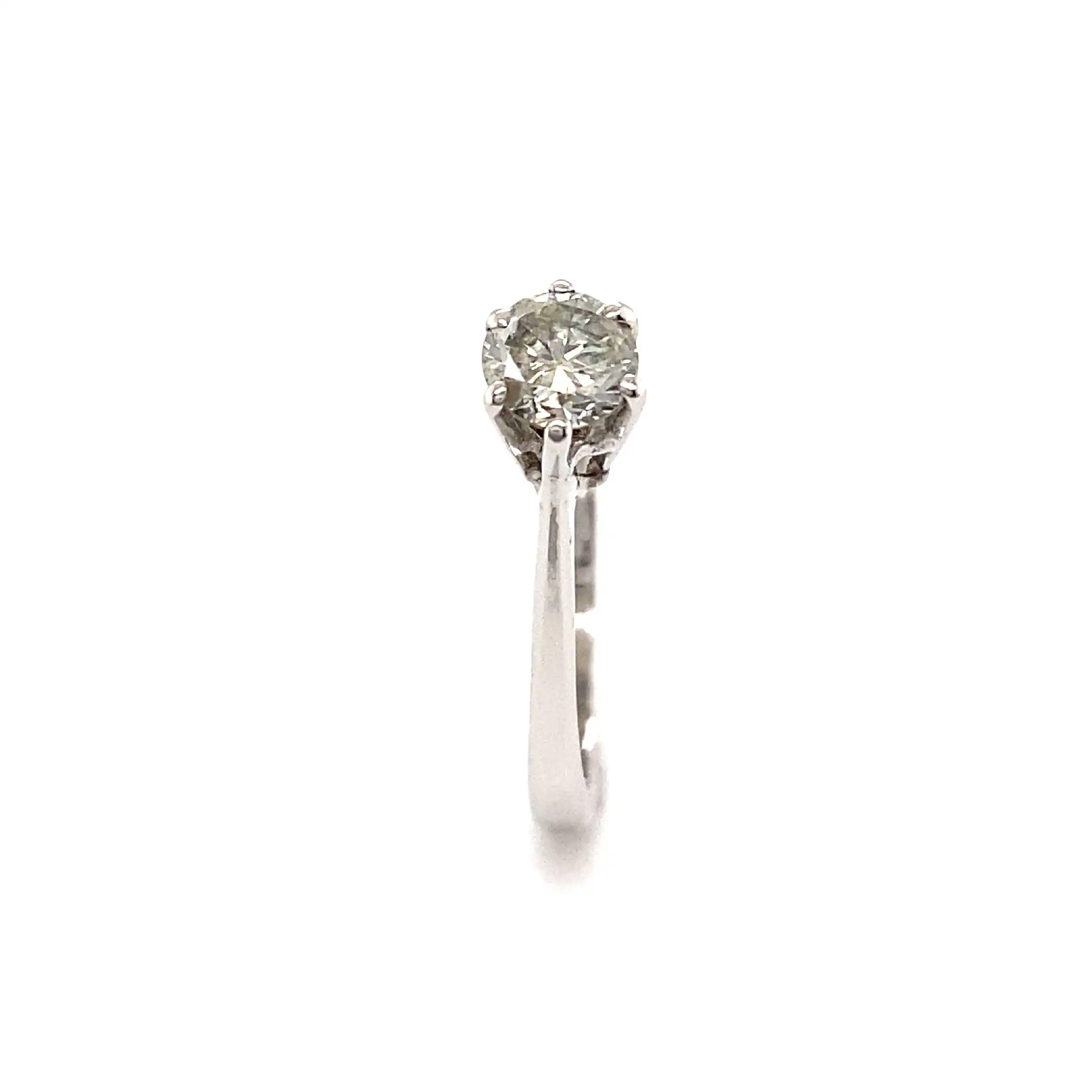 Ring Weißgold mit Brillant Solitär Ring Weißgold mit Brillant Solitär