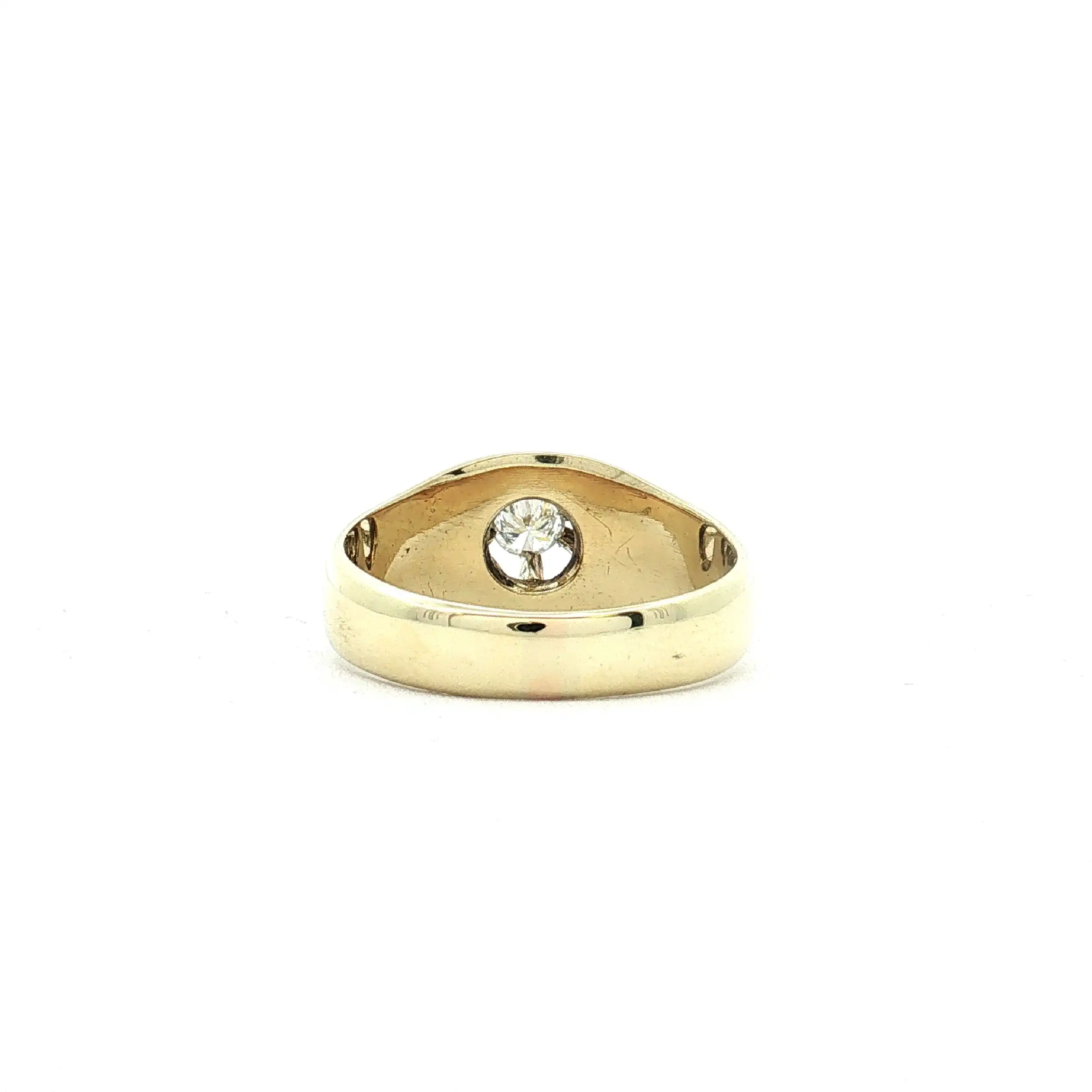 Ring Gelbgold mit Solitär Brillant