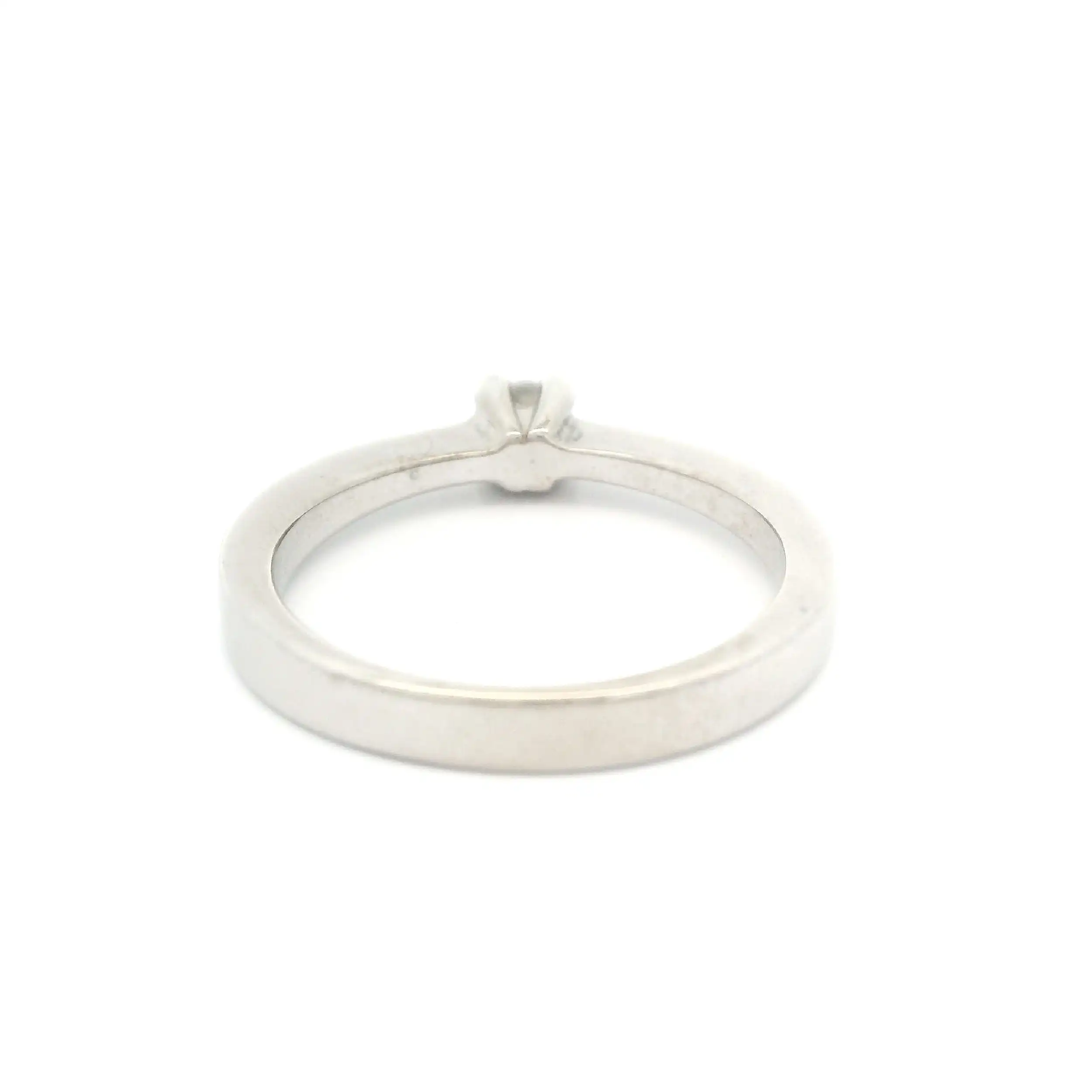 Ring Weißgold mit Brillant Ring Weißgold mit Brillant