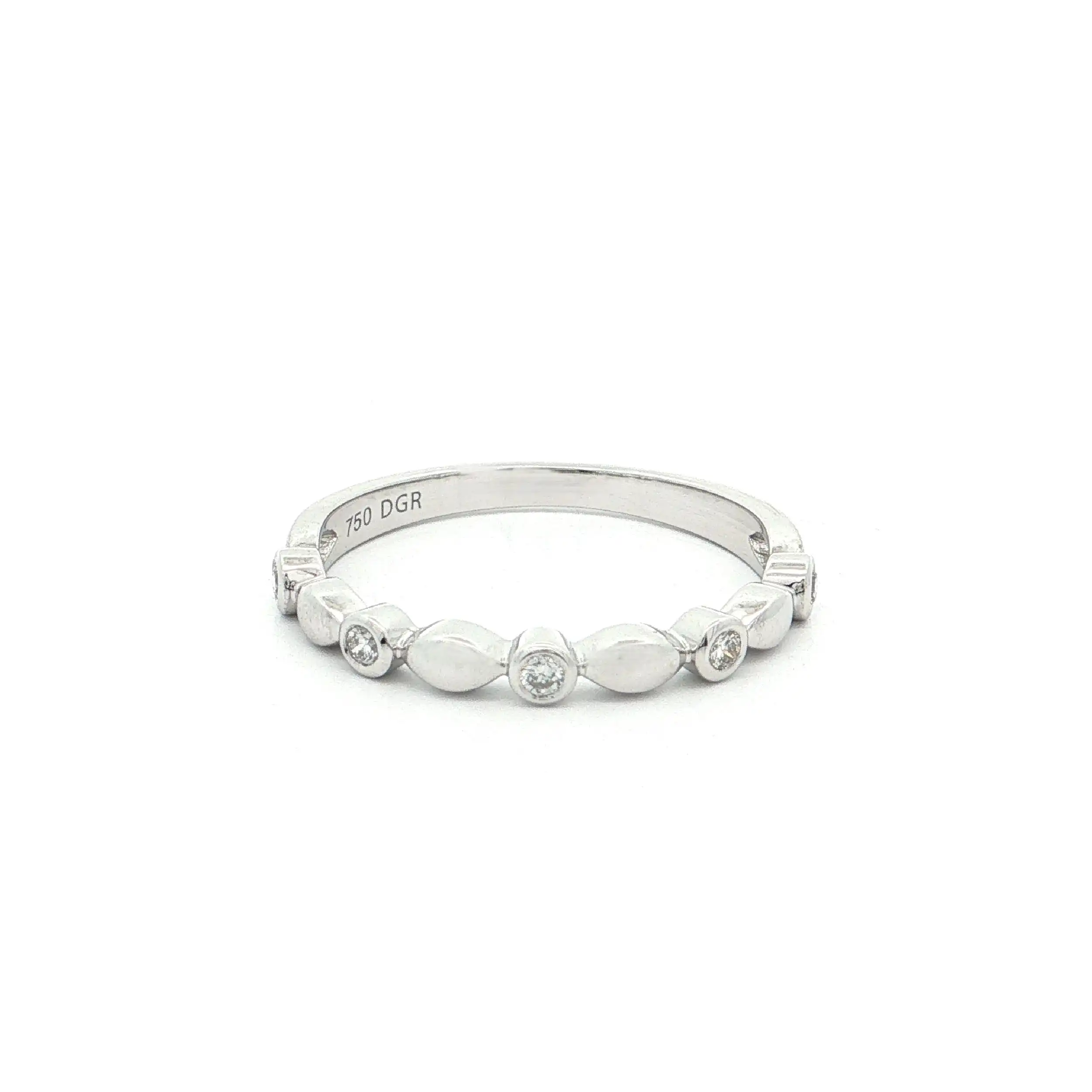 Ring Weißgold mit Brillanten Ring Weißgold mit Brillanten