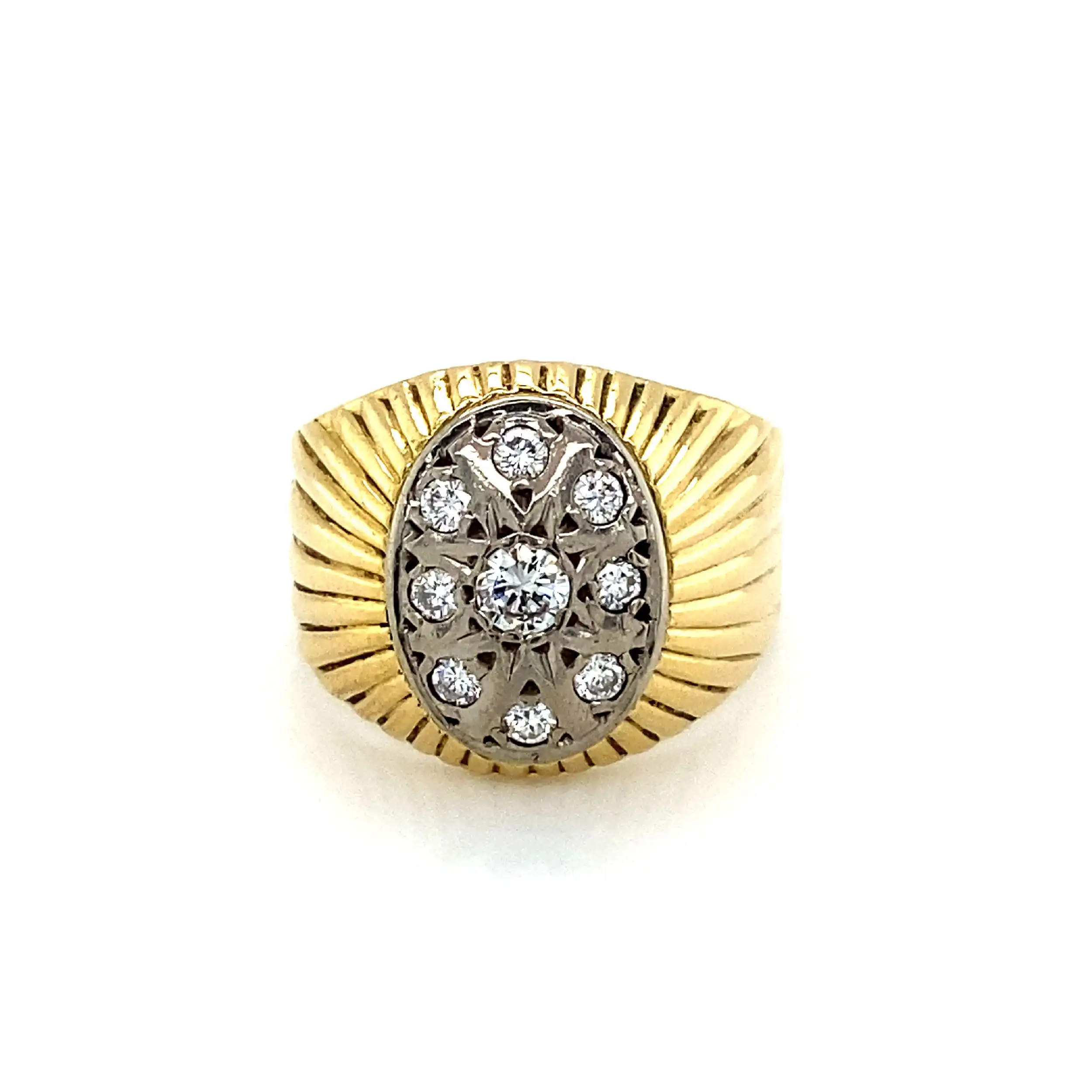 Ring Bicolor mit Brillanten Ring Bicolor mit Brillanten