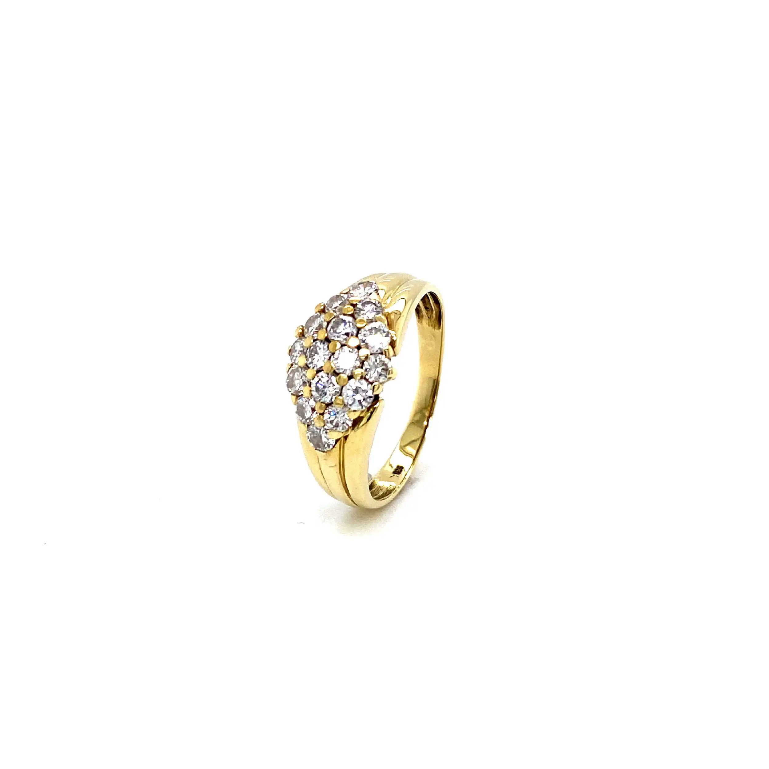 Ring Gelbgold mit Brillanten Ring Gelbgold mit Brillanten