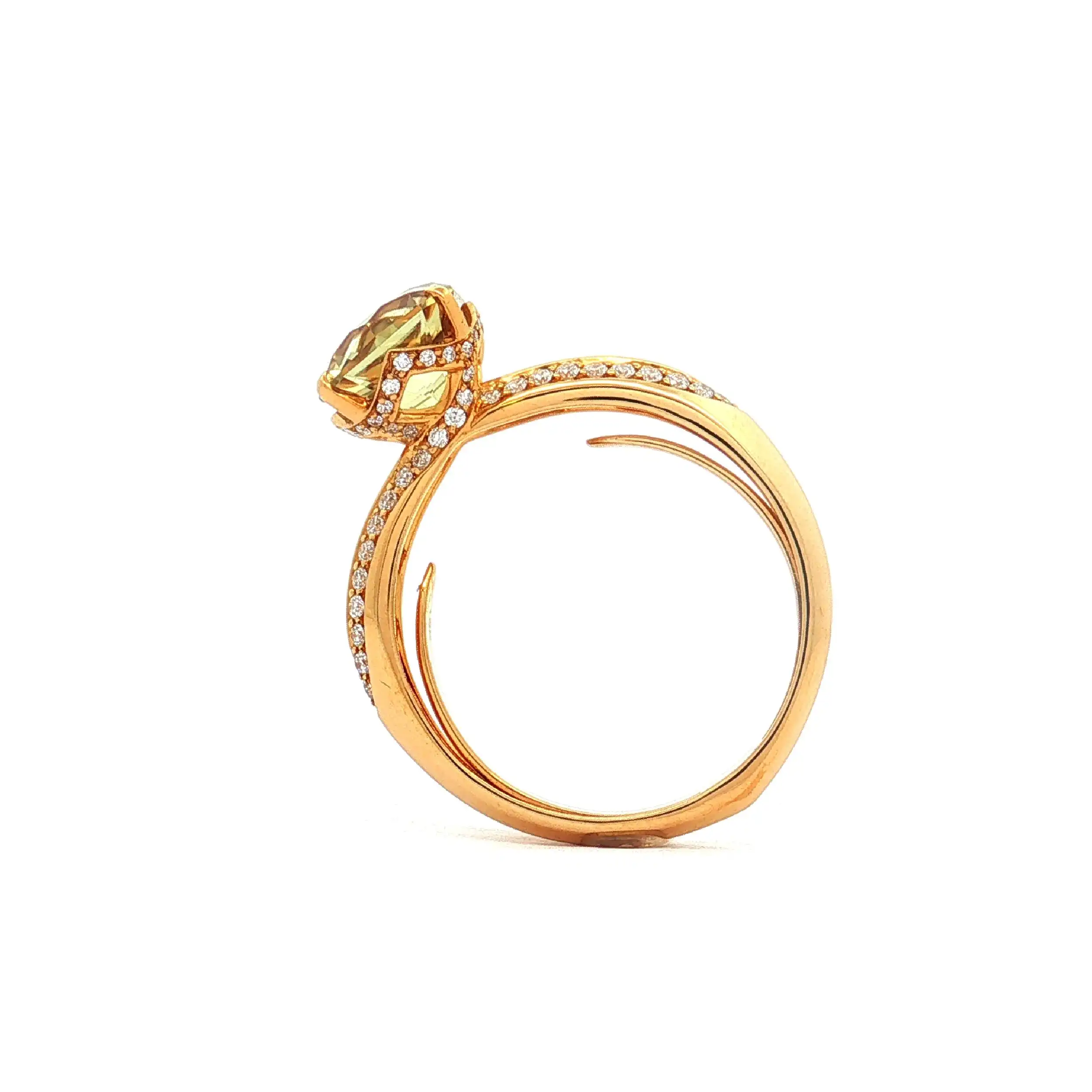 Ring Gelbgold mit Zultanite und Brillanten Kat Florence