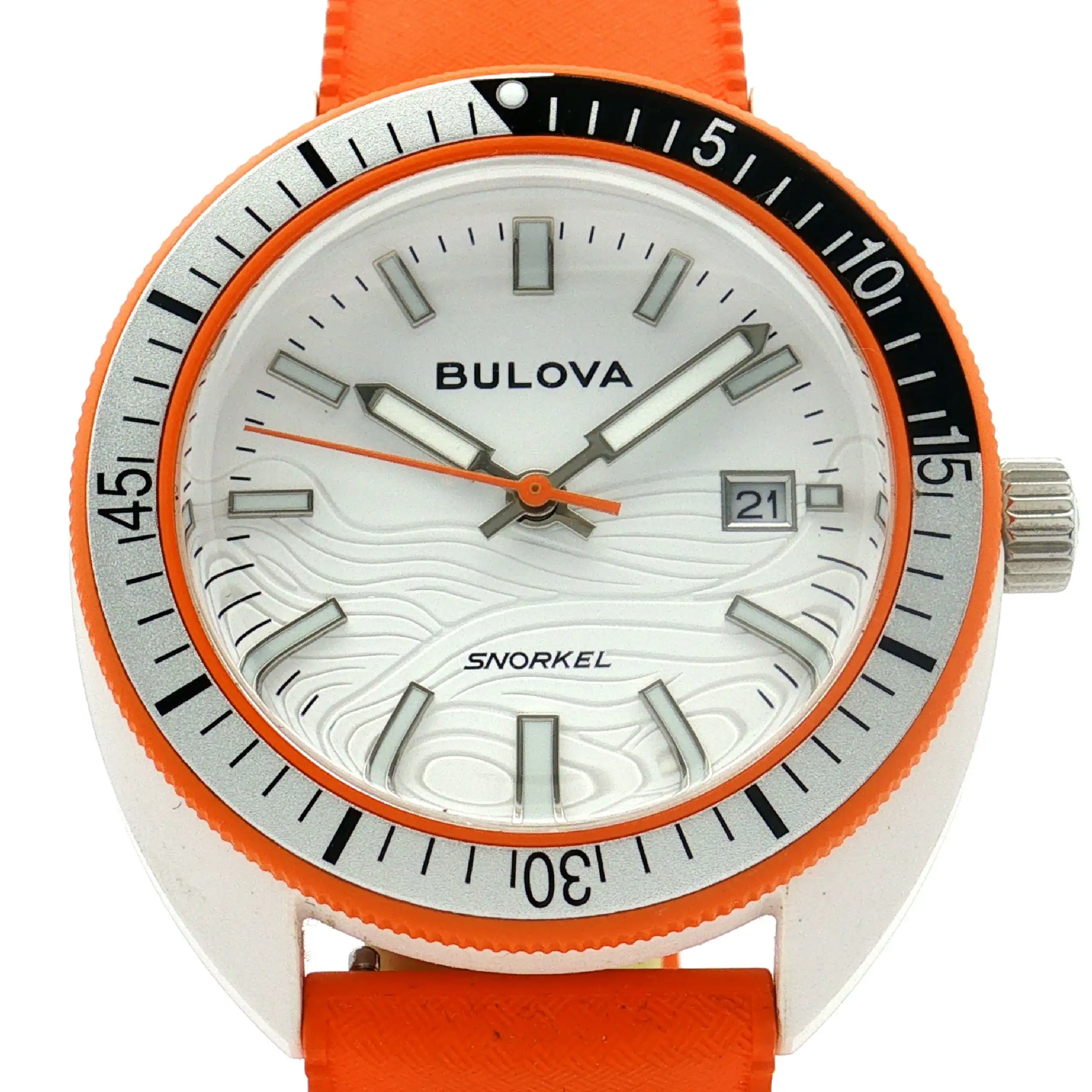 Herrenuhr Bulova Snorkel Clownfish 98b448 mit originaler Box