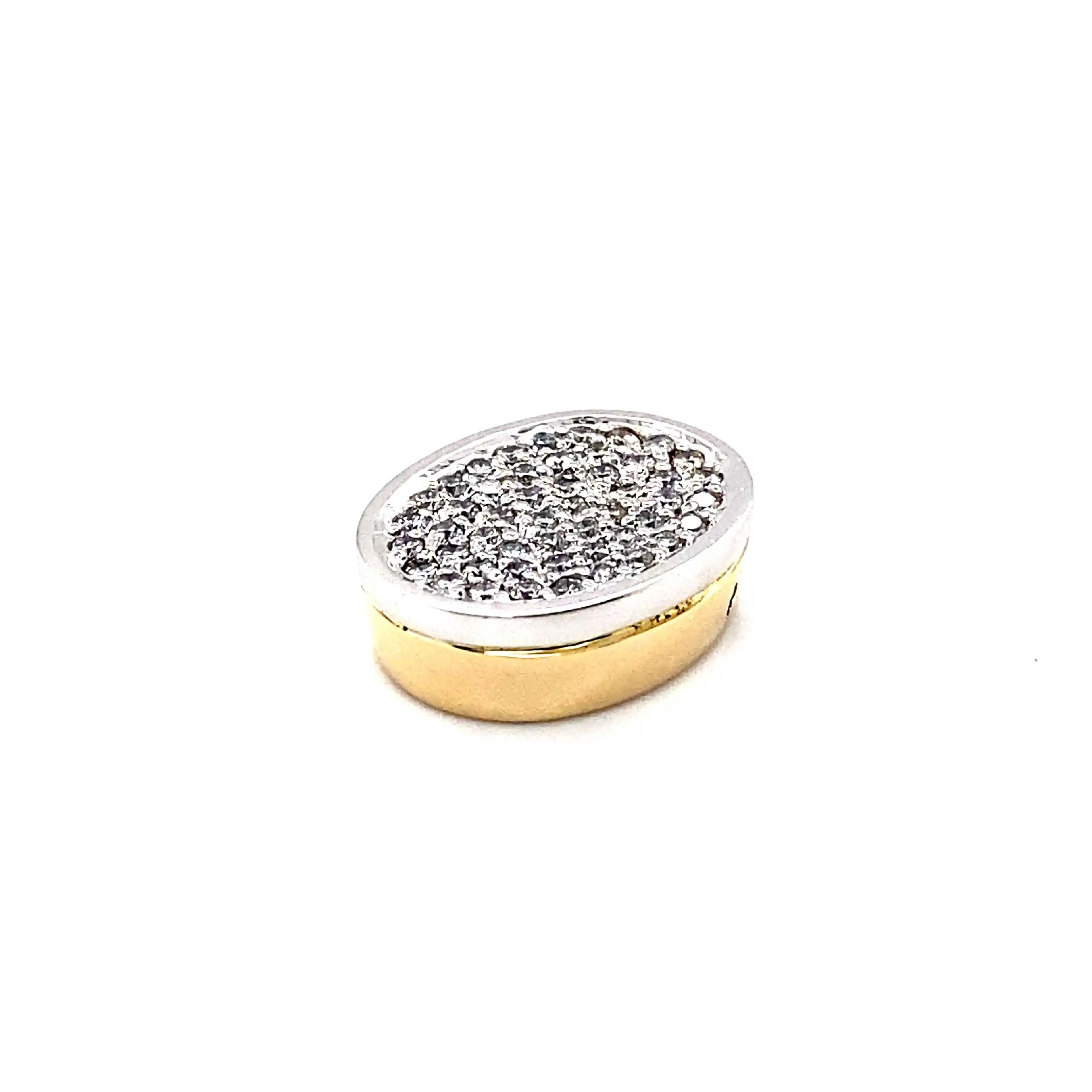 Anhänger Bicolor mit Brillanten Melee Anhänger Bicolor mit Brillanten Melee