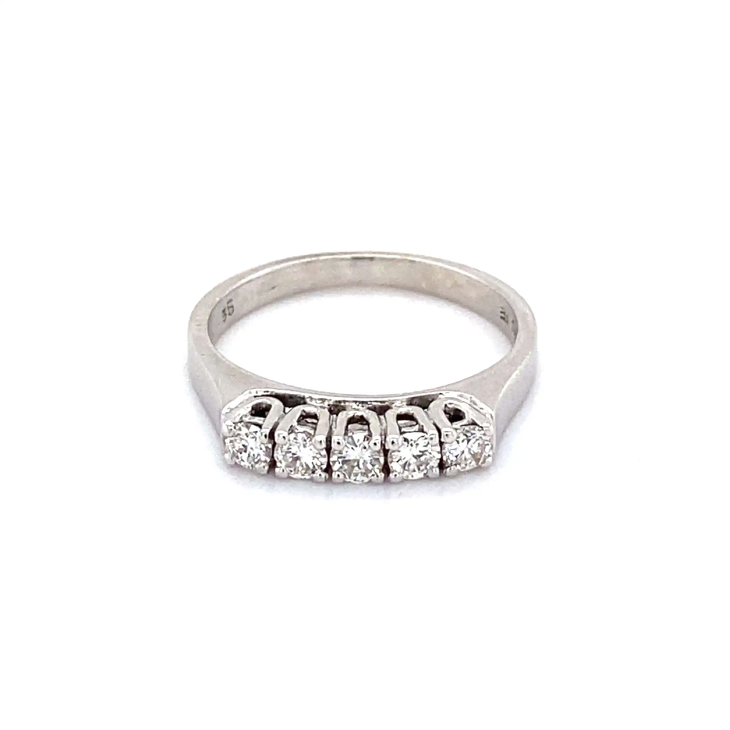 Ring Weißgold mit Brillanten Ring Weißgold mit Brillanten