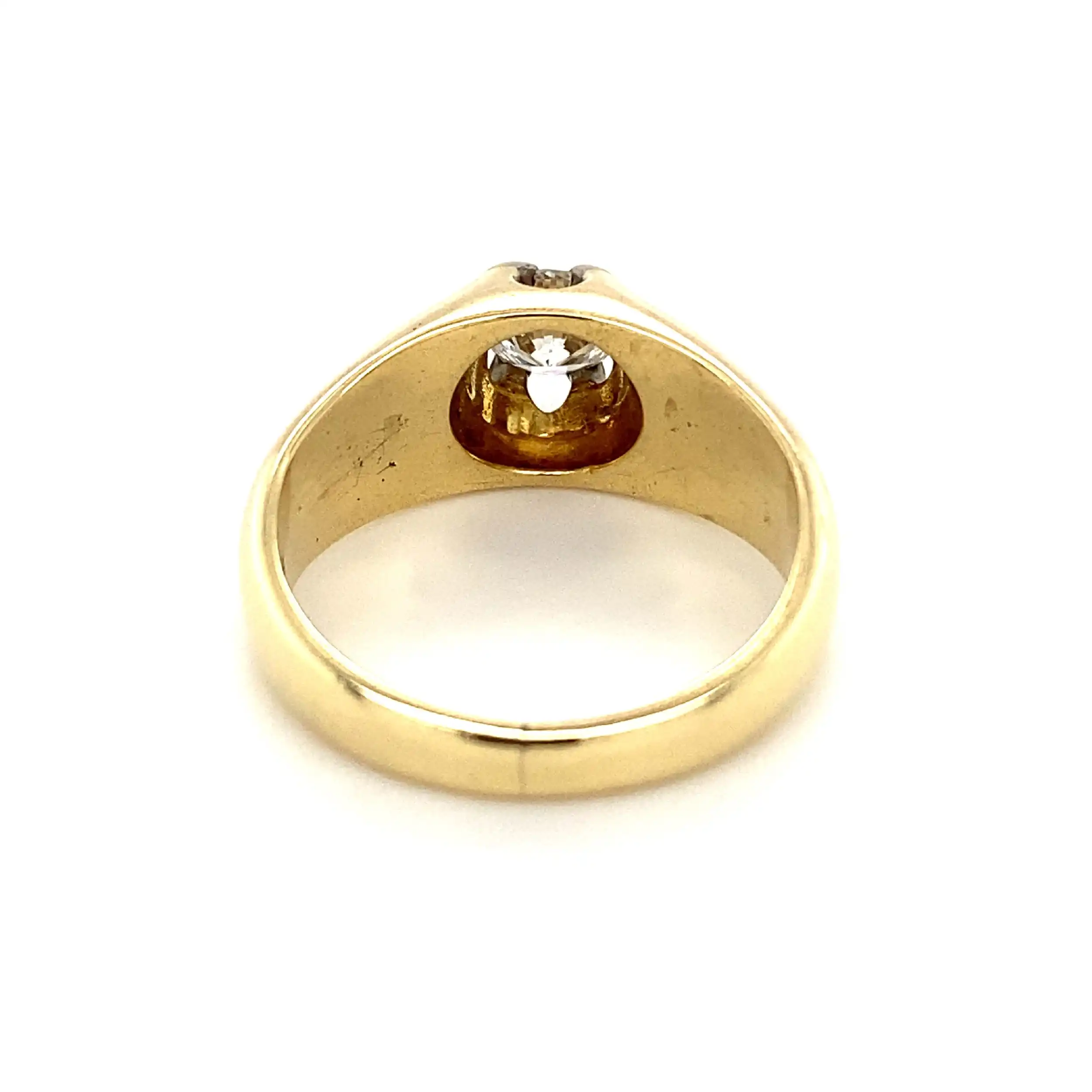 Ring Gelbgold mit Brillant Ring Gelbgold mit Brillant