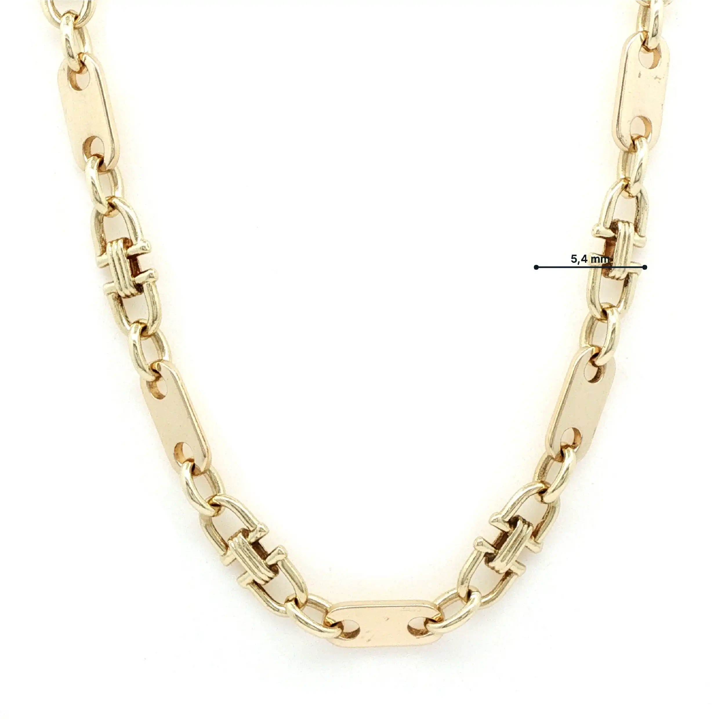 Plattenkette Gelbgold Plattenkette Gelbgold
