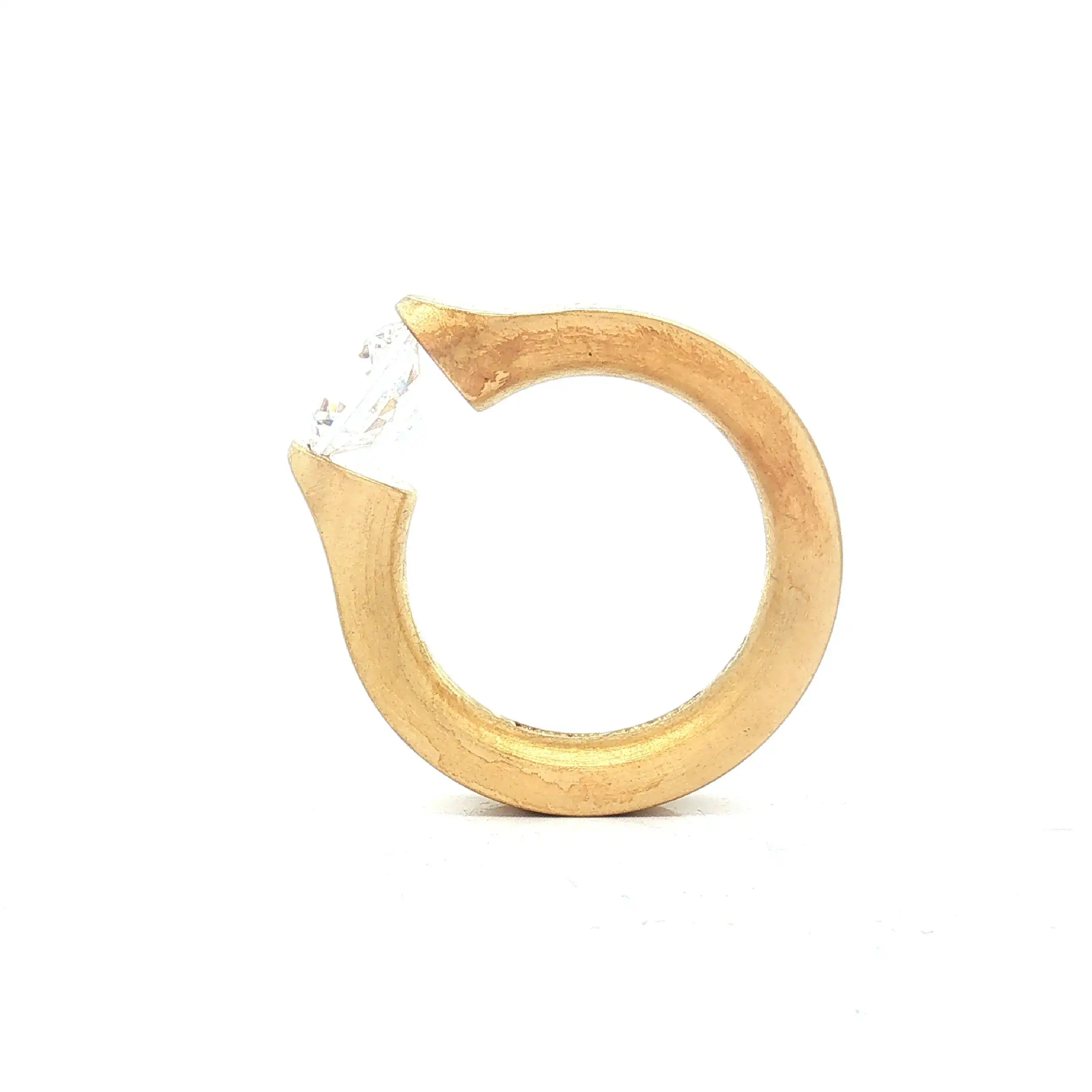 Spannring Silber Niessing "Musterring" Everest mit Zirkonia