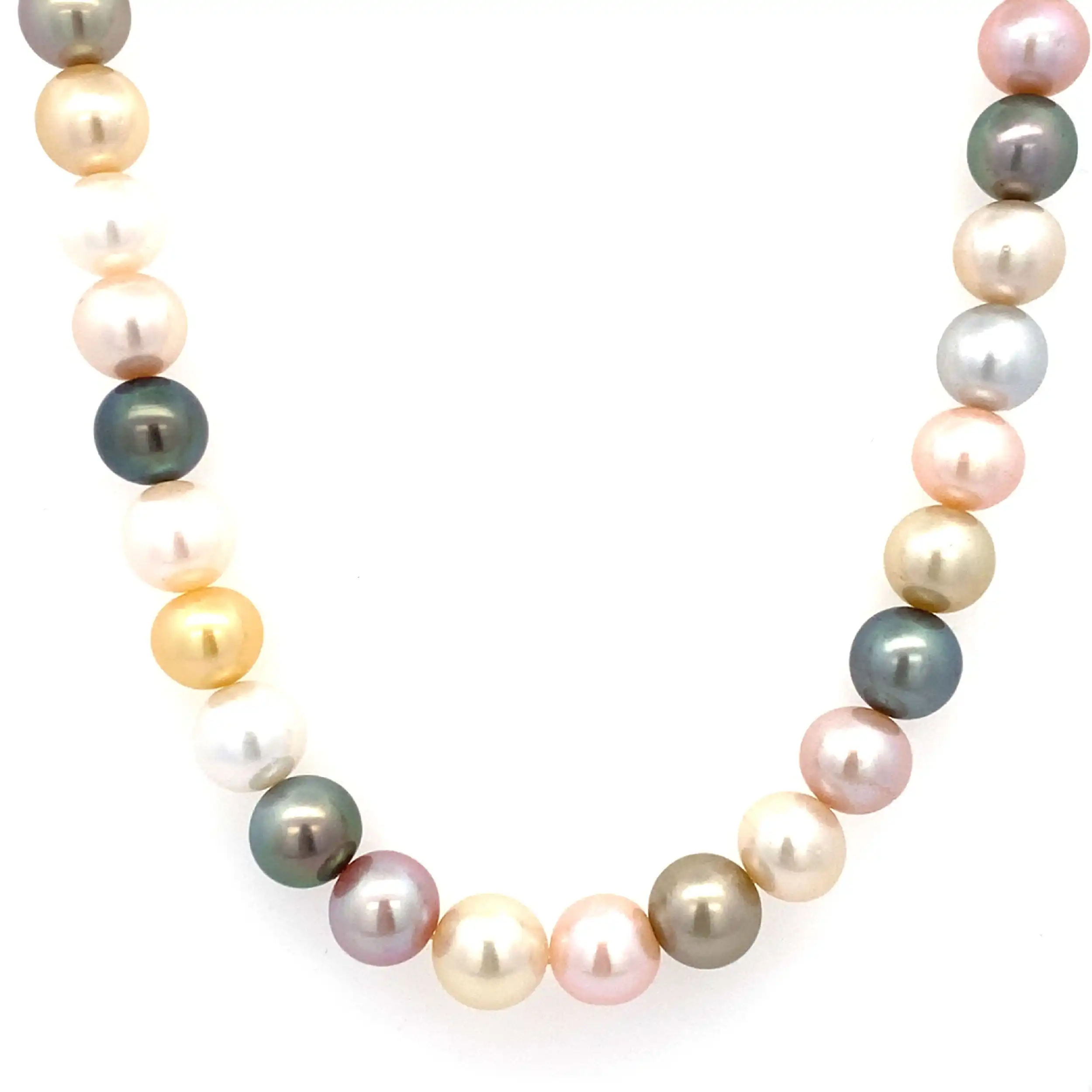 Collier Schoeffel Multicolor mit Gelbgoldverschluss Collier Schoeffel Multicolor mit Gelbgoldverschluss